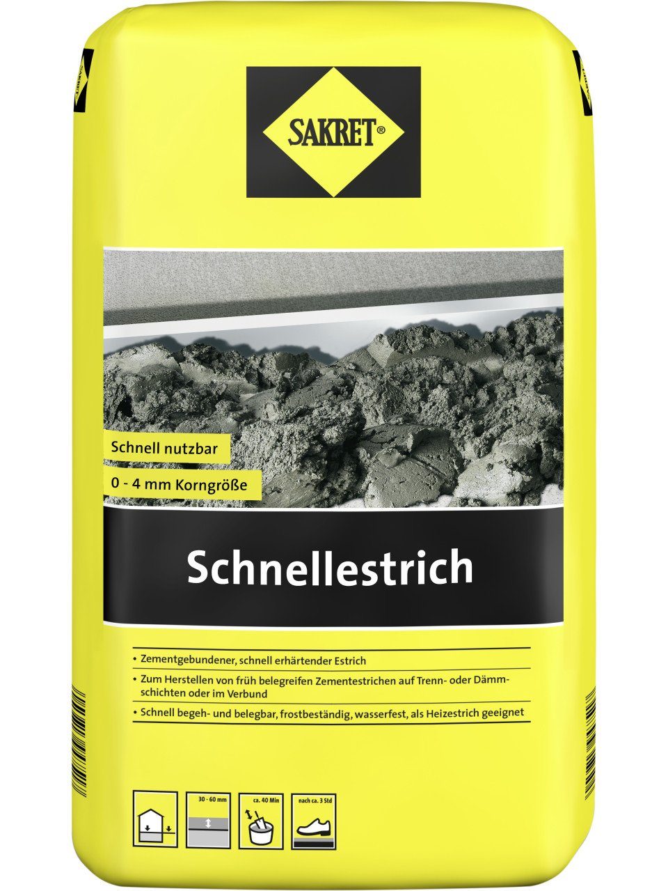 Sakret Стяжка Sakret Schnellestrich 10 kg Sack