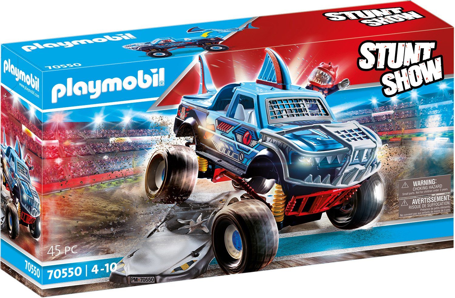 Image of PLAYMOBIL® 70550 Stuntshow Monster Truck Shark