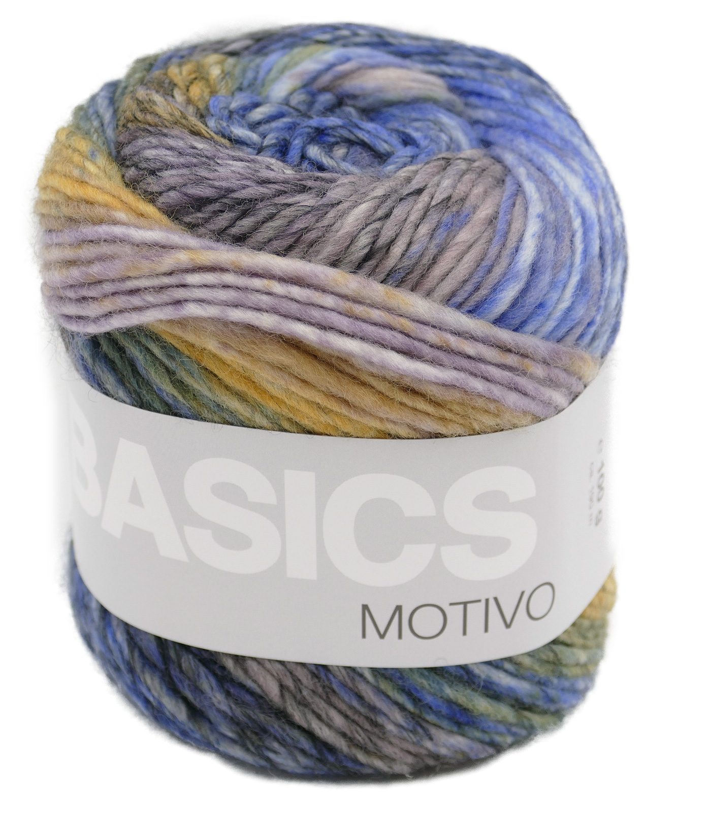 LANA GROSSA Basics Motivo Farbverlaufswolle zum stricken und häkeln Häkelwolle, 190,00 m (Wolle mit Farbverlauf, 100g, Strickgarn, Strickwolle, Handstrickgarn), 85% Wolle, 15% Polyacryl