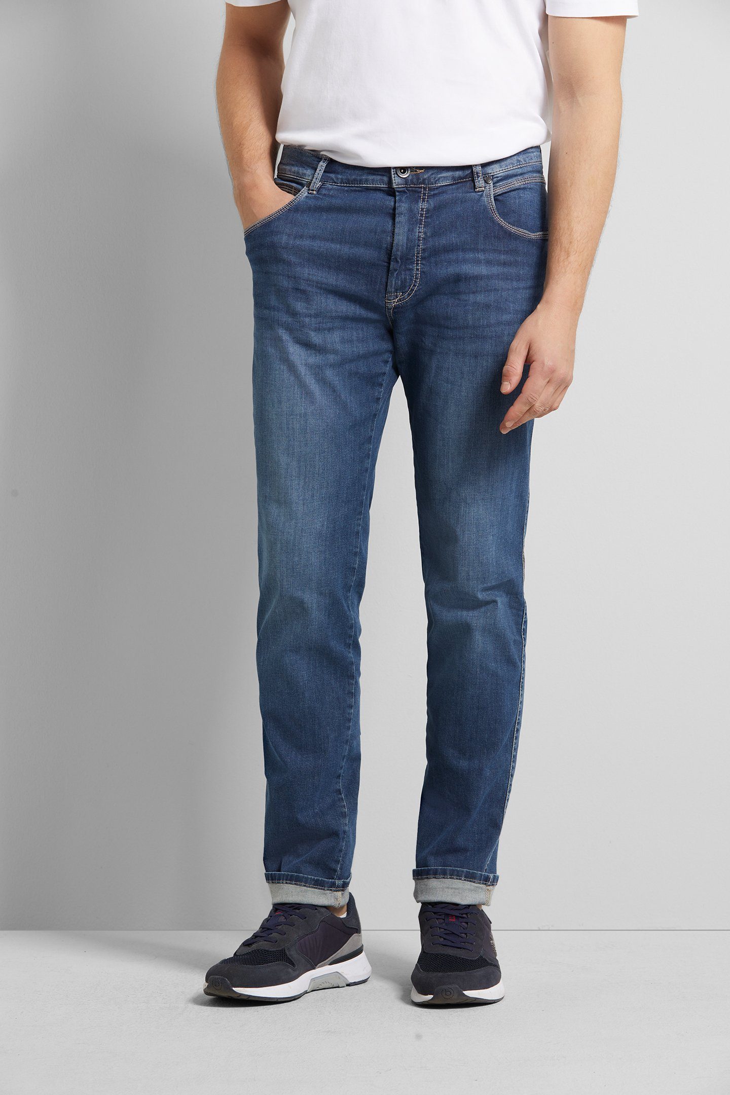 Herren Jeans bugatti 5-Pocket-Jeans mit high performance Stretch