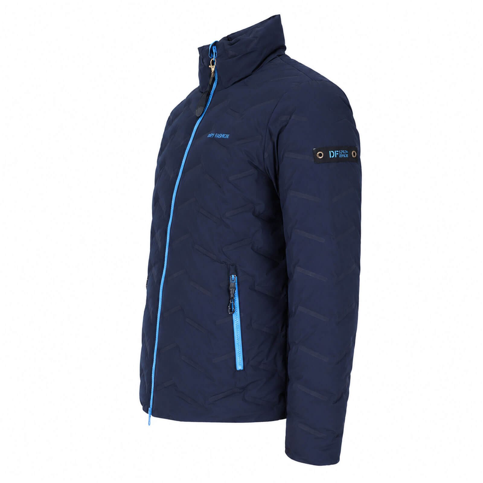 Dry Fashion Steppjacke Herren Jacke Putbus gesteppt gefüttert - Übergangsjacke Winterjacke Wind- & wasserabweisend, Stehkragen, 2-Wege-Reißverschluss, Taschen – Bild 5 von 5