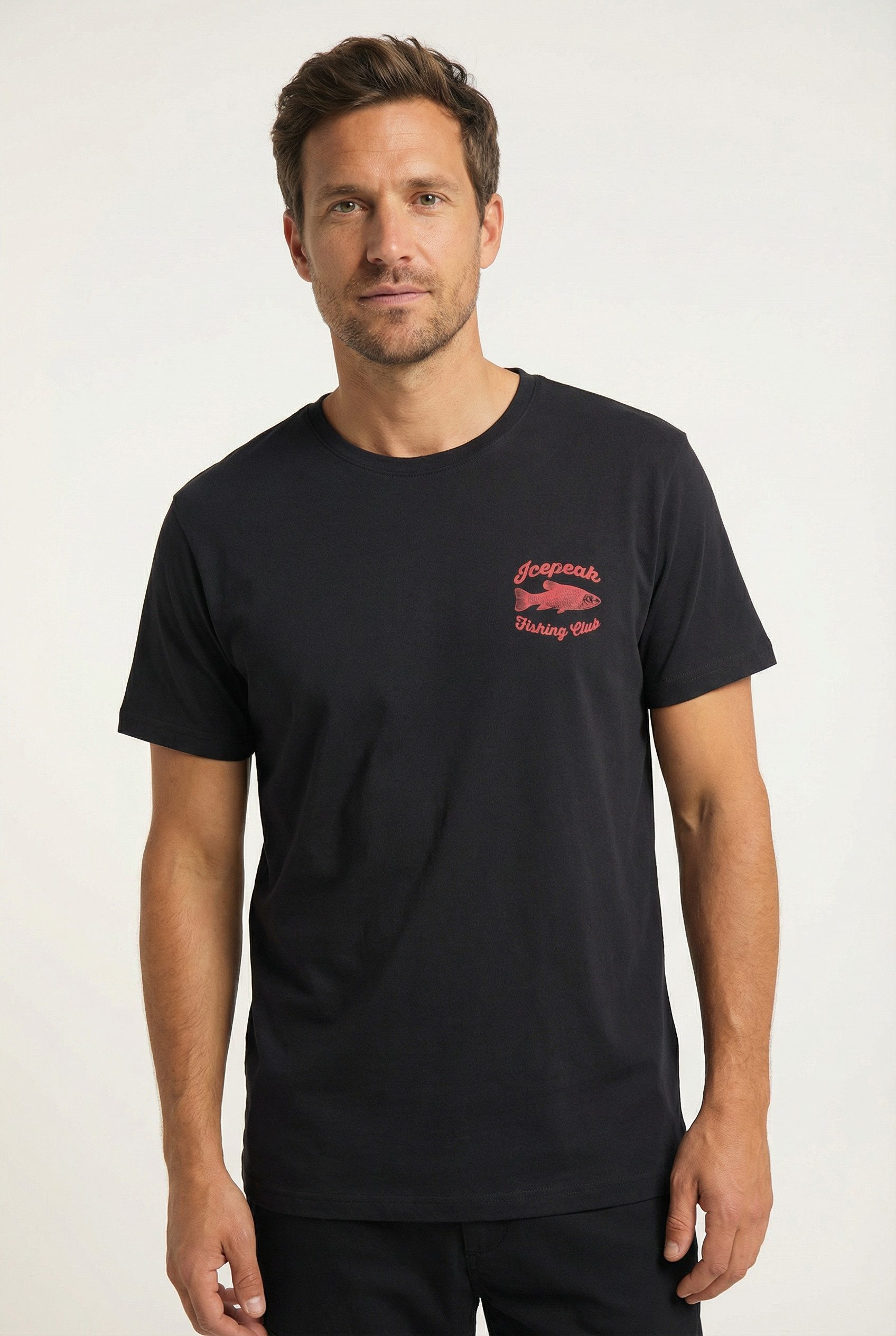 Icepeak T-Shirt MOSBACH mit Print, aus Baumwolle, klassischer T-Shirt-Schnitt