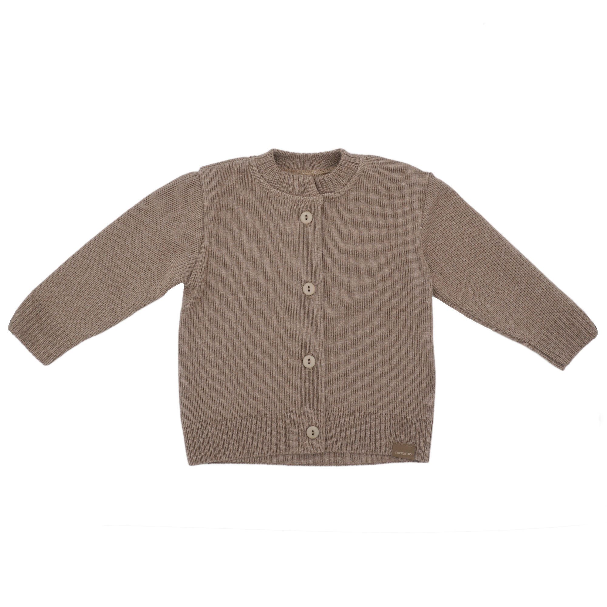 MAXIMO Fleecejacke GOTS BABY-Strickjacke, RR, Knöpfe