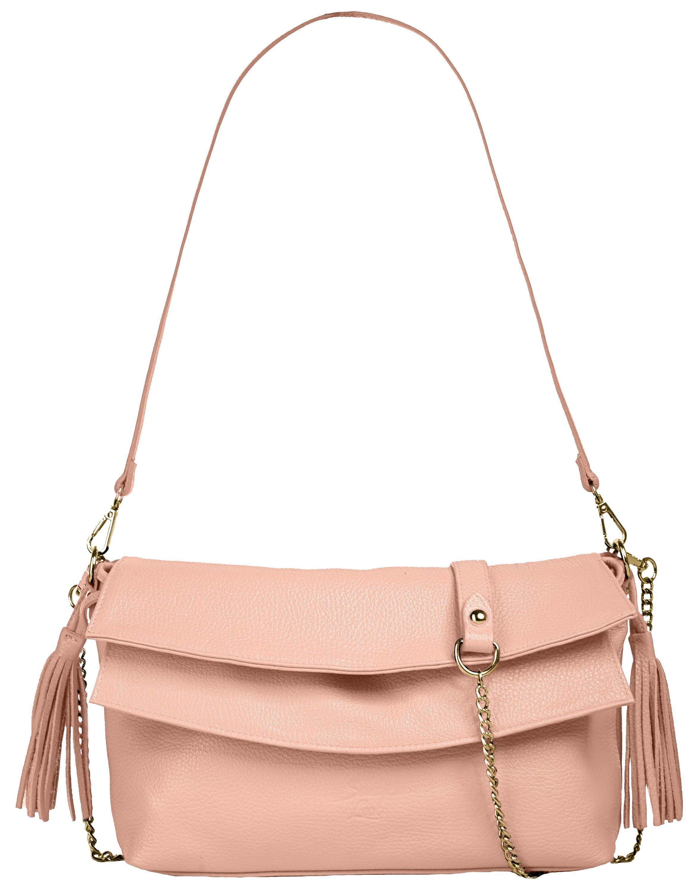 Samantha Look Umhängetasche SAMANTHA LOOK Damen echt Leder, Made in Italy, echt Leder, Made in Italy