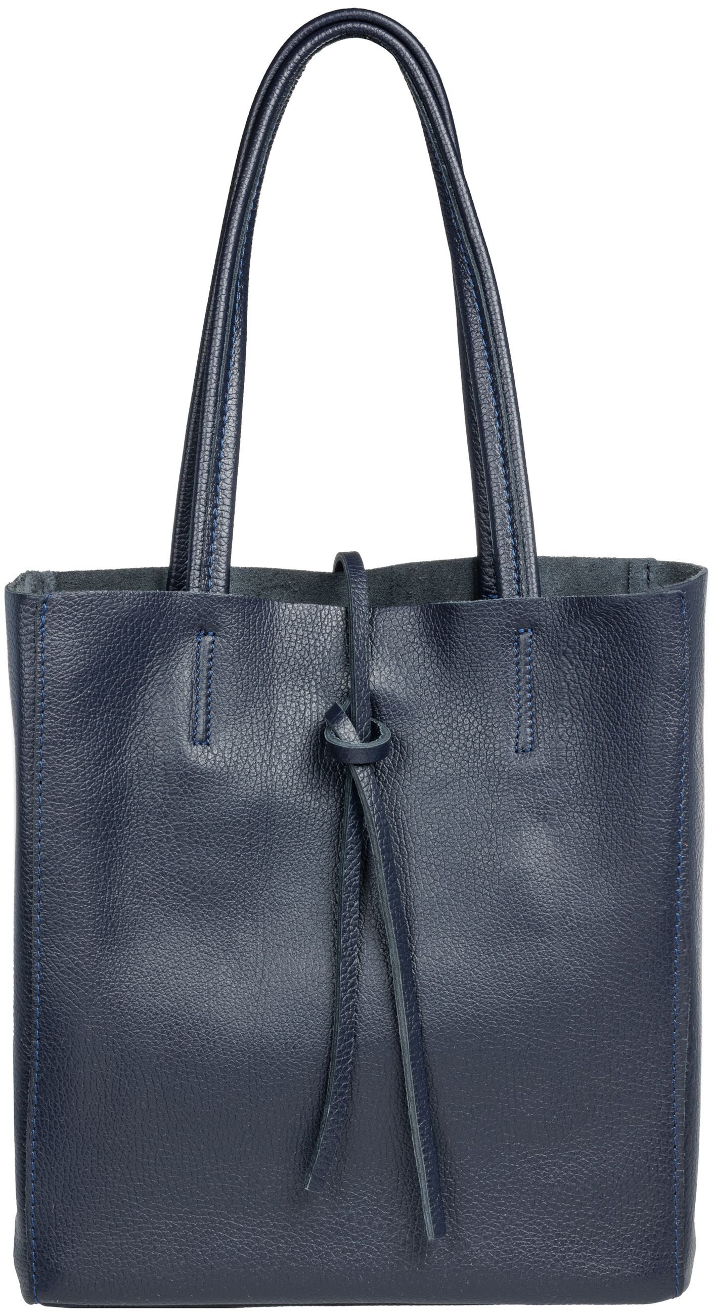 Caspar Schultertasche Mittelgroße Leder Shopper Damen Tasche - CLASSIC LINE günstig online kaufen