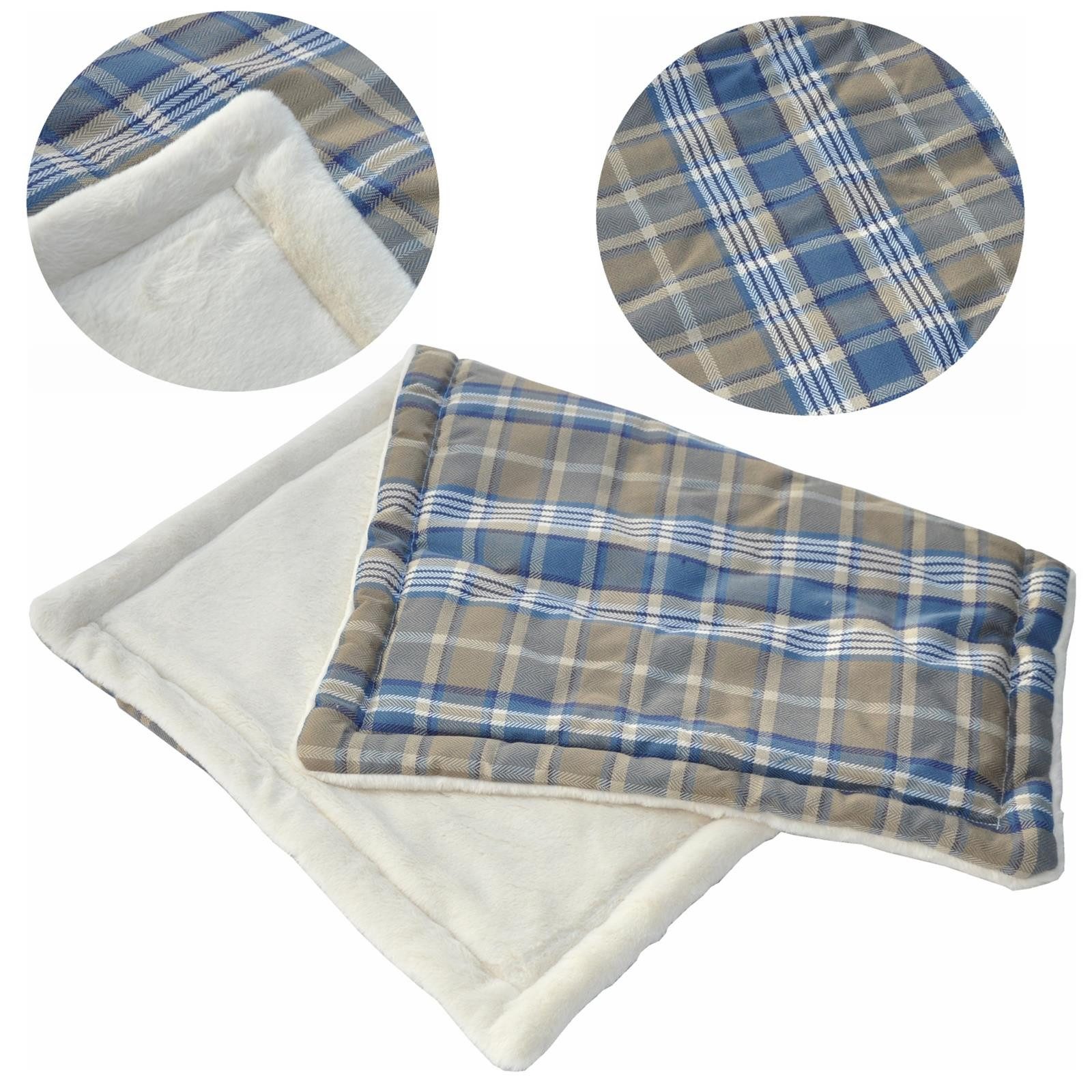 nanook Tier-Schondecke Hundedecke Katzendecke blau 115 cm