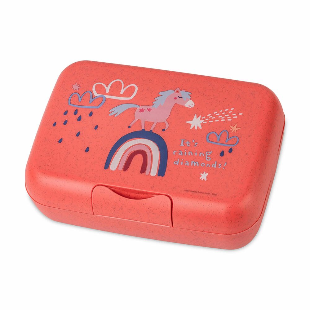 KOZIOL Lunchbox Candy L Dreams, Biozirkukärer Kunststoff, mit Trennschale