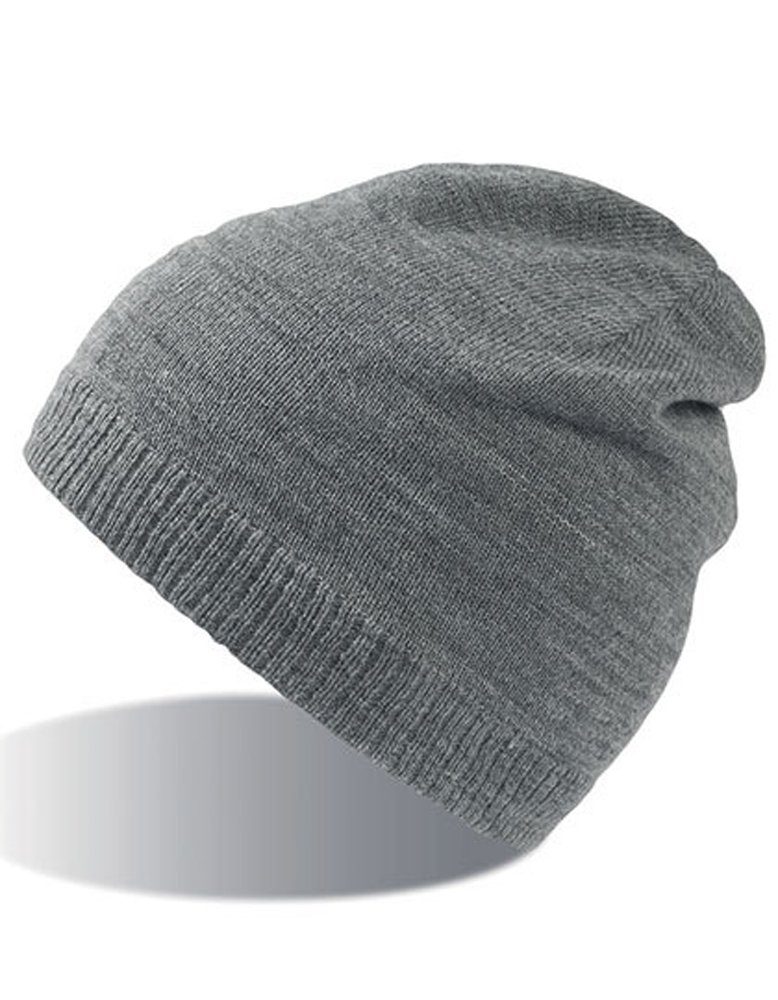 Goodman Design Beanie Herbst Winter Beanie Snappy Hat Mütze Doppellagig, Innen Baumwoll-Jersey Grey