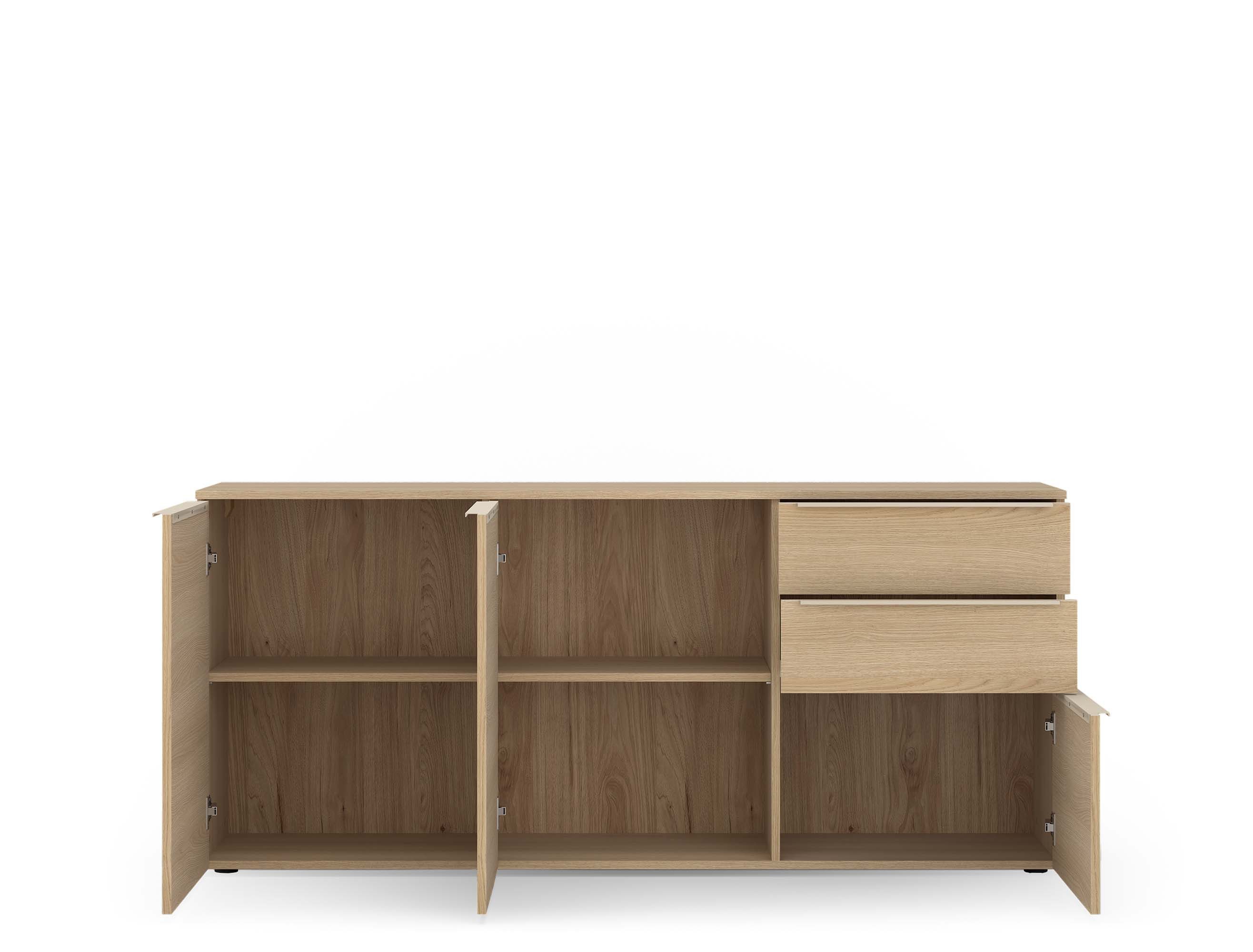 TOM TAILOR HOME Sideboard COLOR PUZZLE Medium Cabinet 07 – 3 Türen, 1 Schublade, Breite 1650 mm – Stauraum mit dem besonderen Farbkick