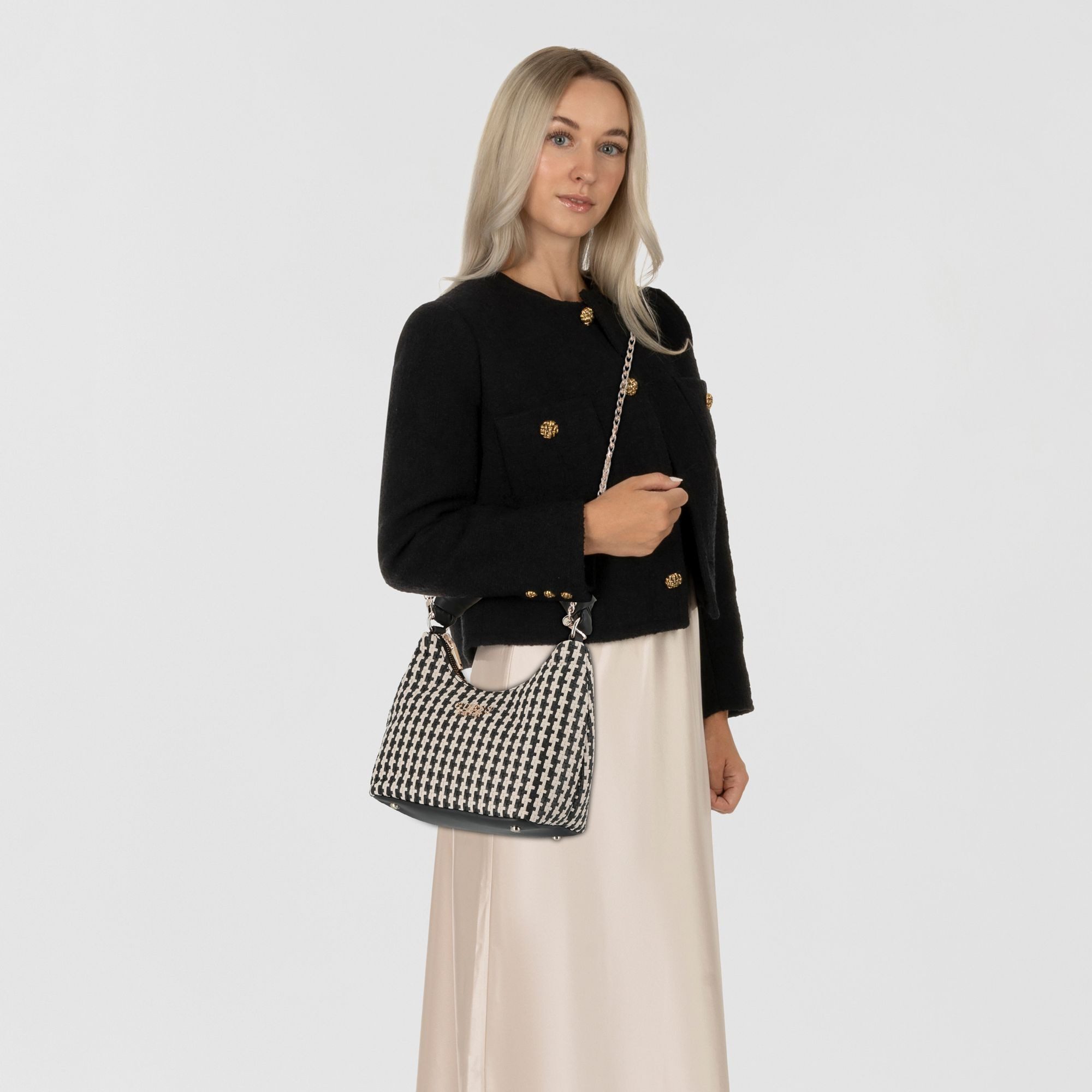 Guess Schultertasche Mirema, Polyurethan günstig online kaufen