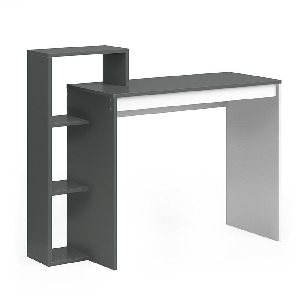Vicco Schreibtisch Leo, Weiß/Anthrazit, 100 x günstig online kaufen