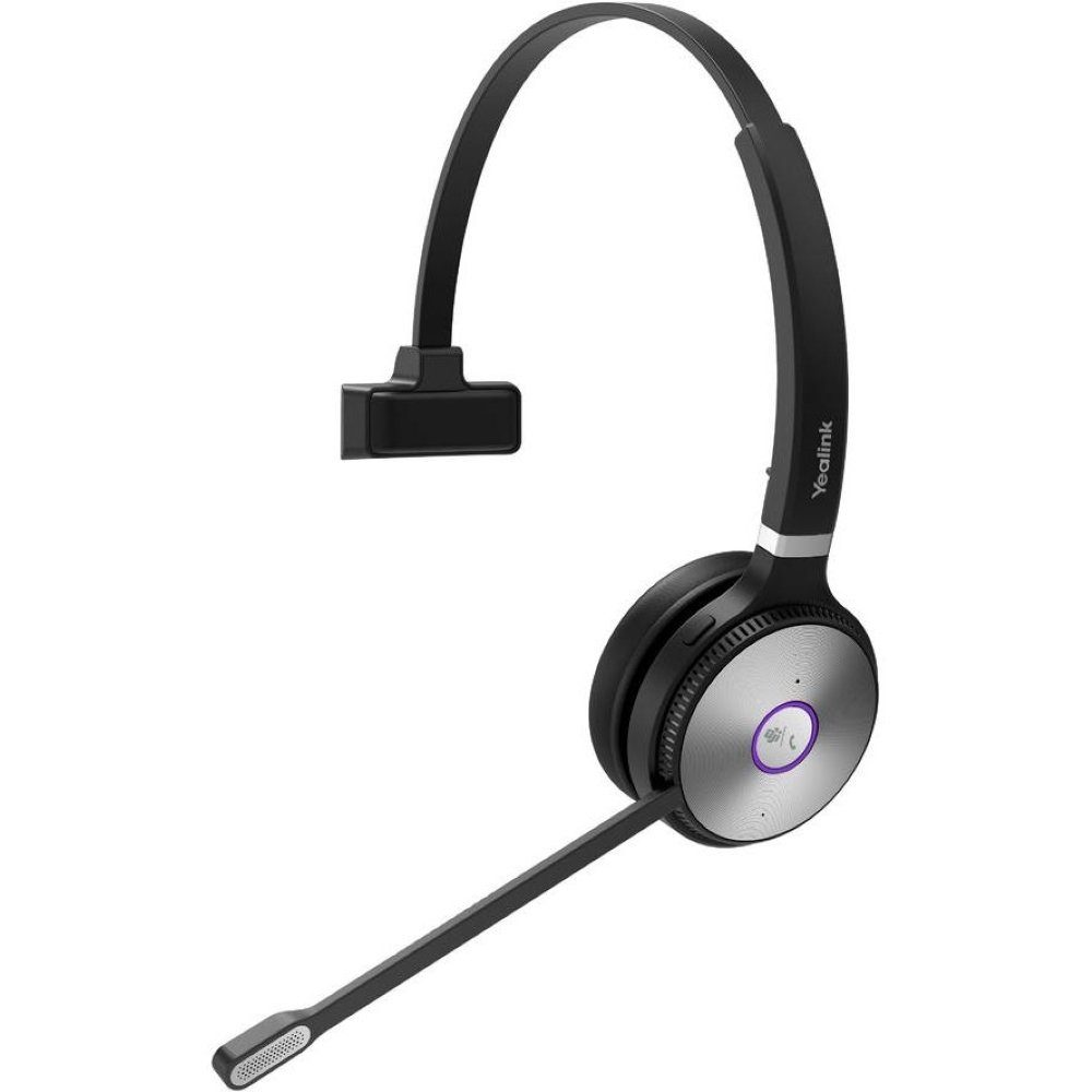 Yealink WH62 Mono UC - Headset - schwarz On-Ear-Kopfhörer