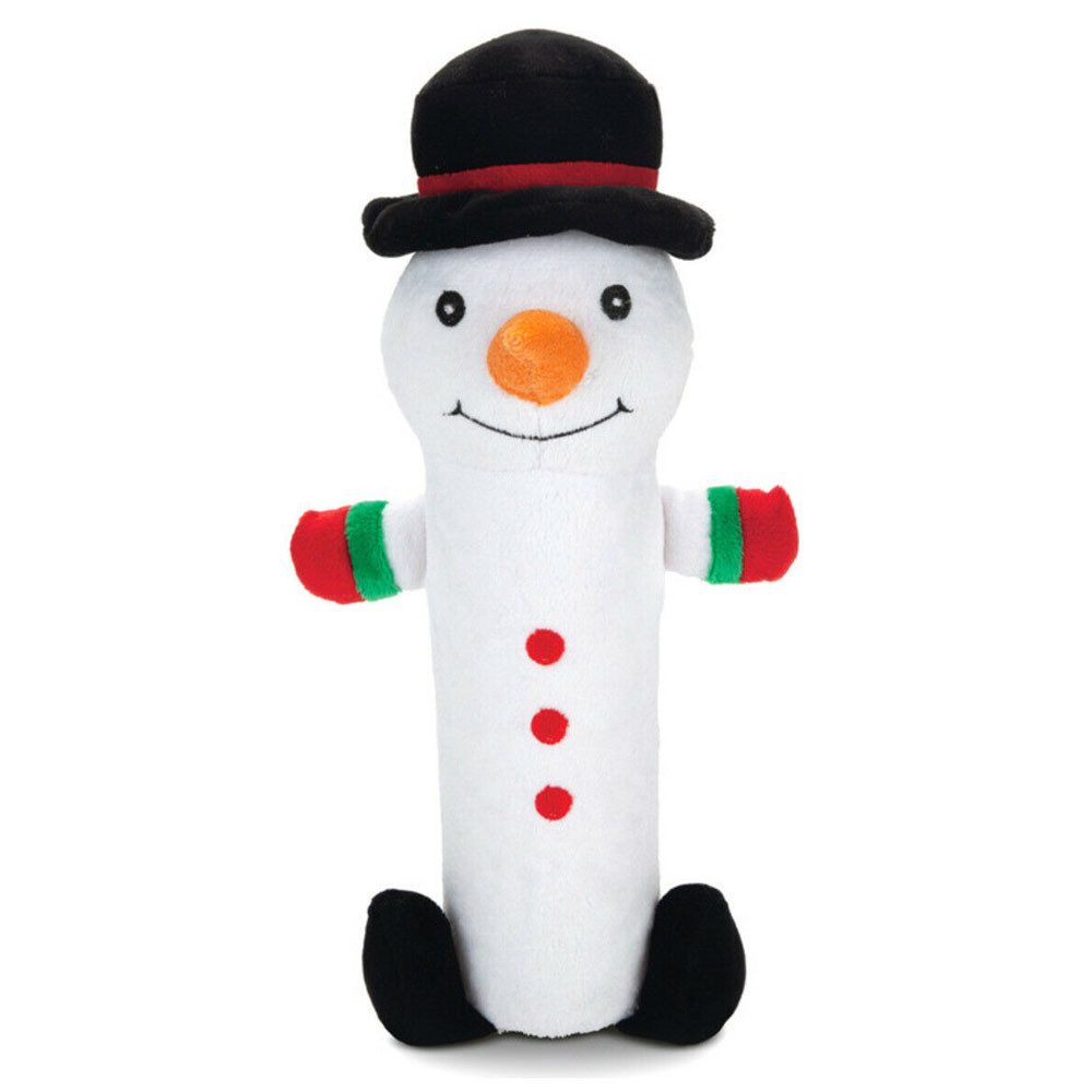 Beeztees Tierkuscheltier Beeztees Weihnachtsspielzeug Schneemann