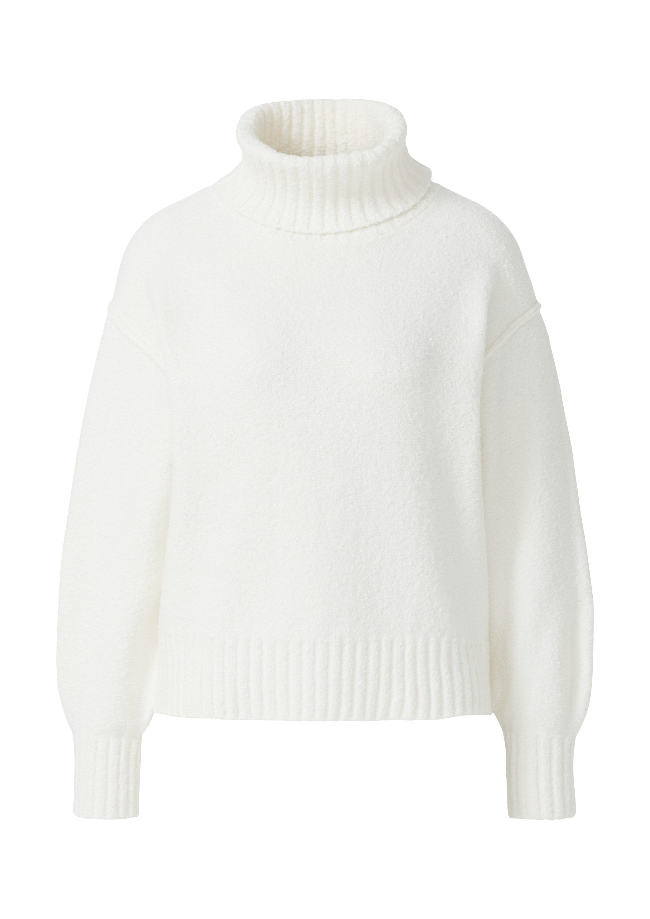 s.Oliver Longpullover Strickpullover Kuscheliger Strickpullover mit breitem günstig online kaufen