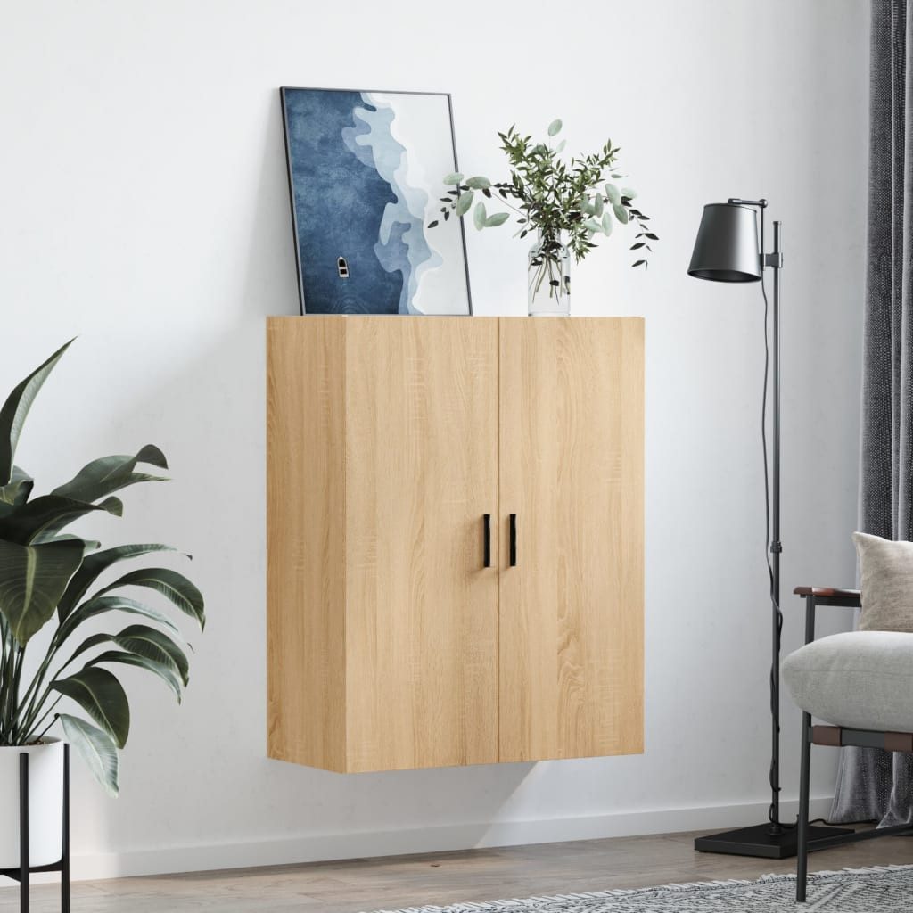 vidaXL Hängeschrank Wandschrank Sonoma-Eiche 69,5x34x90 cm günstig online kaufen
