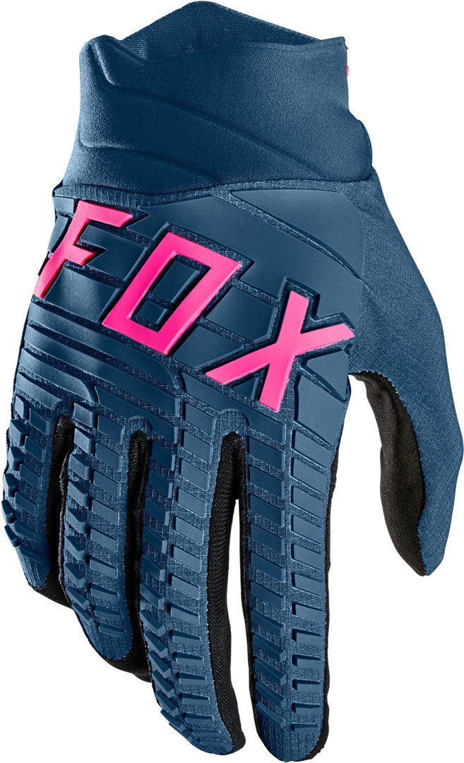 Blue/Pink Motorradhandschuhe Motocross 360 Fox Handschuhe