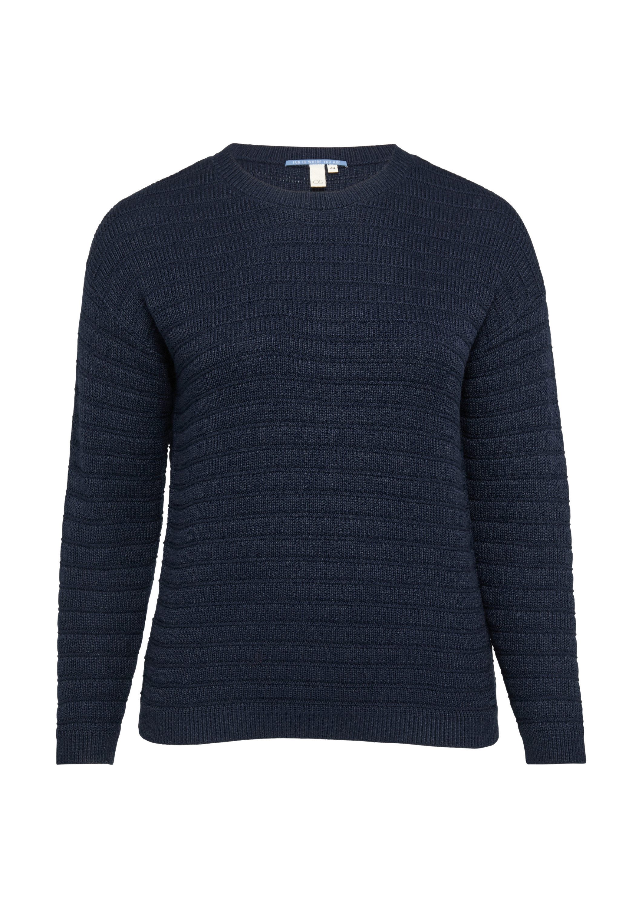 QS Longpullover Strickpullover Strickpullover mit Strukturmuster günstig online kaufen