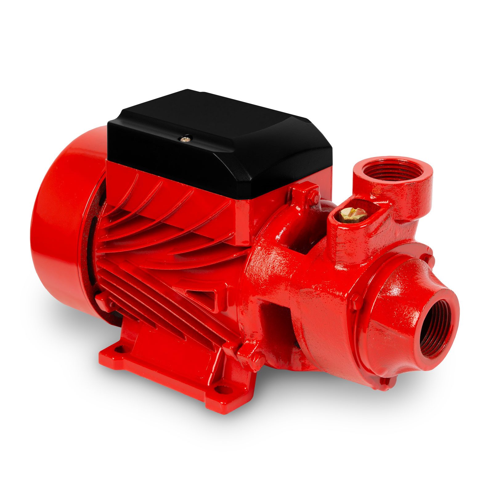 EBERTH Wasserpumpe Gartenpumpe Kreiselpumpe Saugpumpe, 1 Zoll Anschluss, 370 Watt Leistung, 8m Ansaughöhe