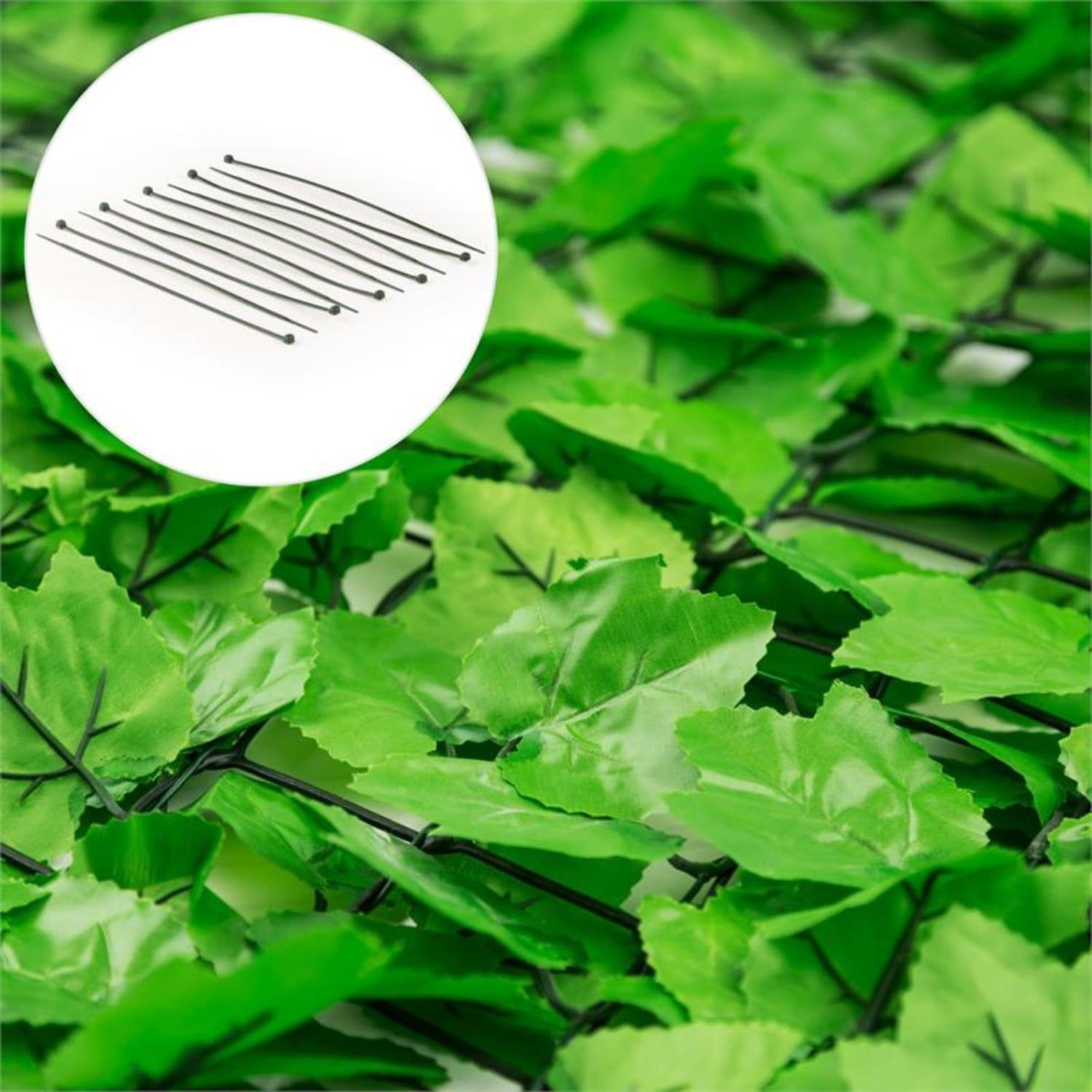blumfeldt Balkonsichtschutz Fency Bright Ivy