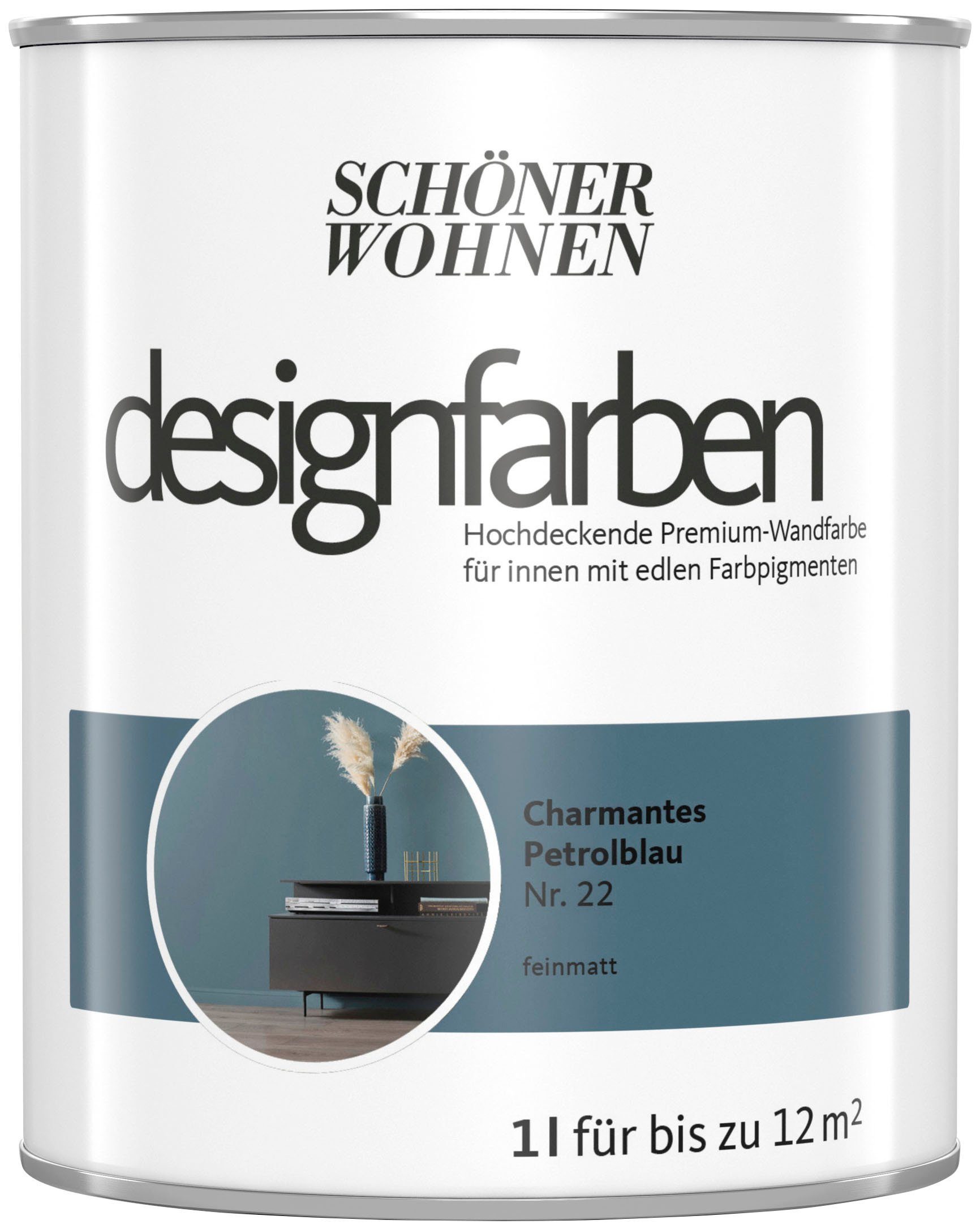 SCHÖNER WOHNEN FARBE Wand- und Deckenfarbe designfarben Sonderedition, hochdeckende Premium-Wandfarbe mit Spritzfrei-Formel