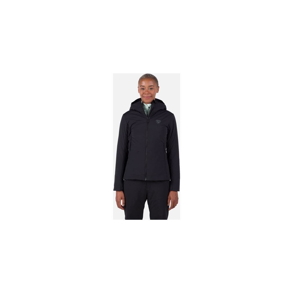 Rossignol Skijacke W Opside Hoodie IN Heavy Insul Vielseitige, warme Damenjacke mit recycelter Isolierung, ideal für