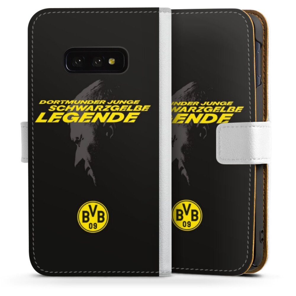DeinDesign Handyhülle Marco Reus Borussia Dortmund BVB Danke Marco Schwarzgelbe Legende, Samsung Galaxy S10e Hülle Handy Flip Case Wallet Cover