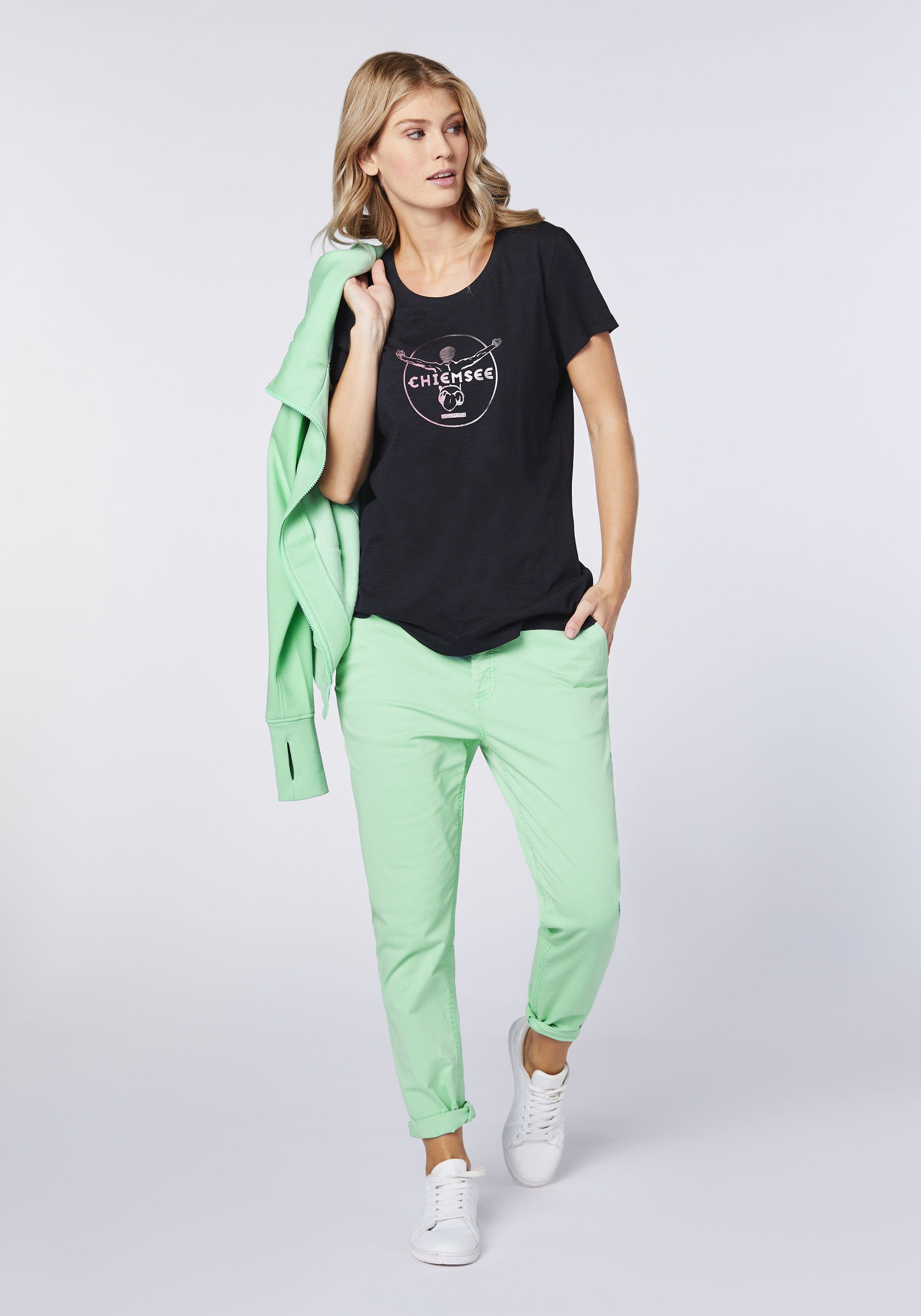 Chiemsee Print-Shirt T-Shirt mit Jumper-Frontprint 1