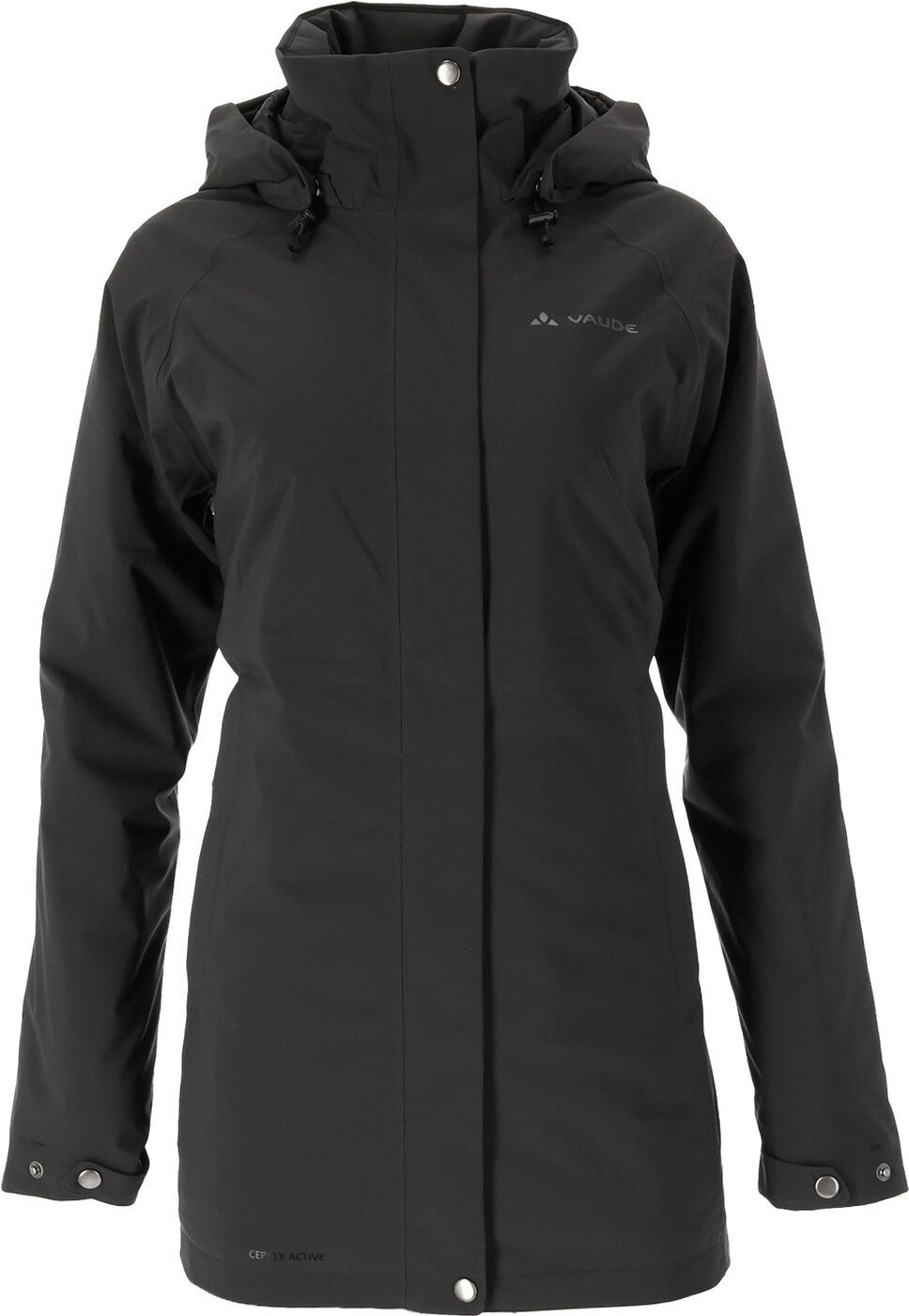 VAUDE Langmantel SE Wo Cornia Coat II PHANTOM BLACK