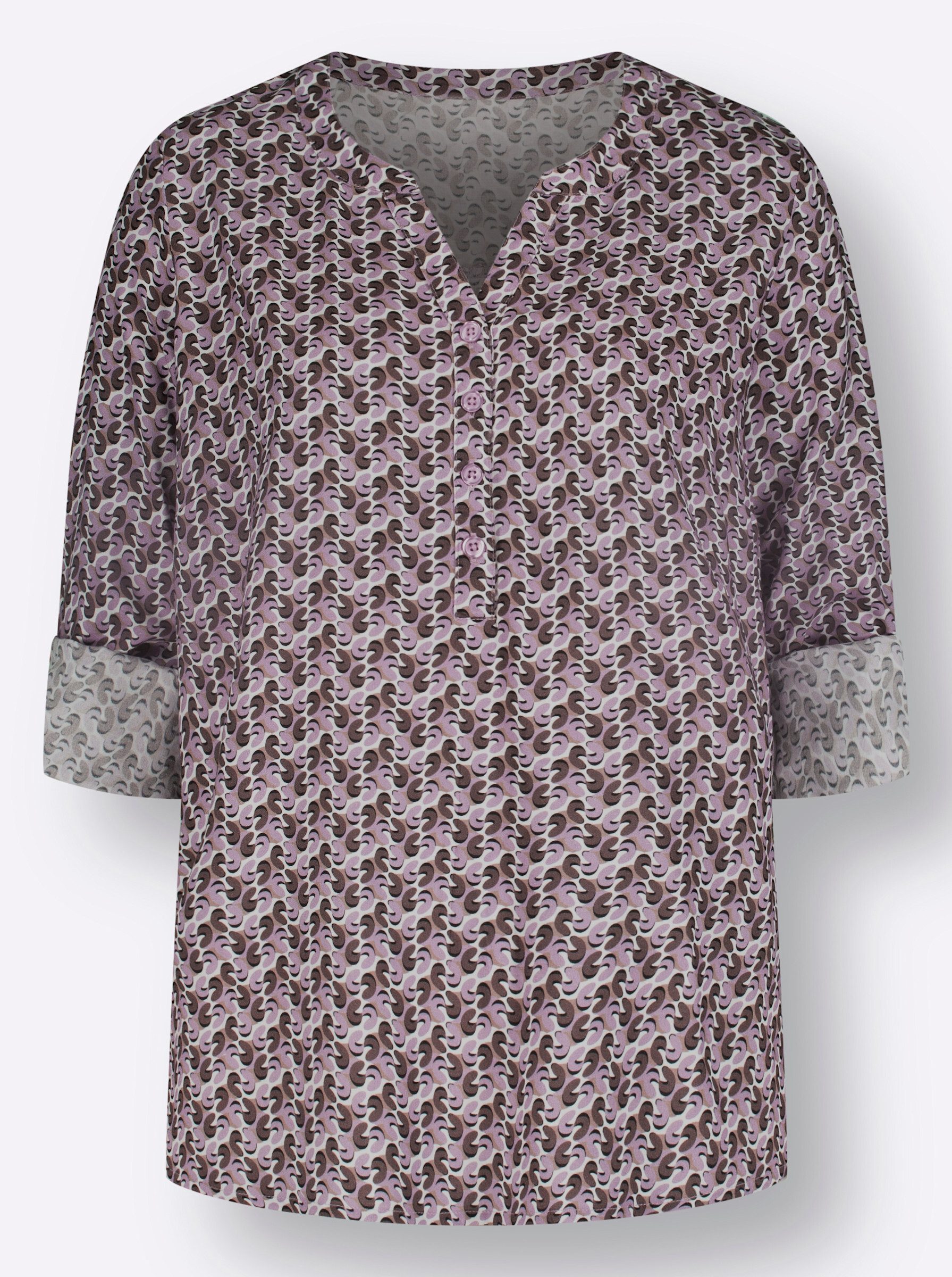 Witt Klassische Bluse Druckbluse Langarm
