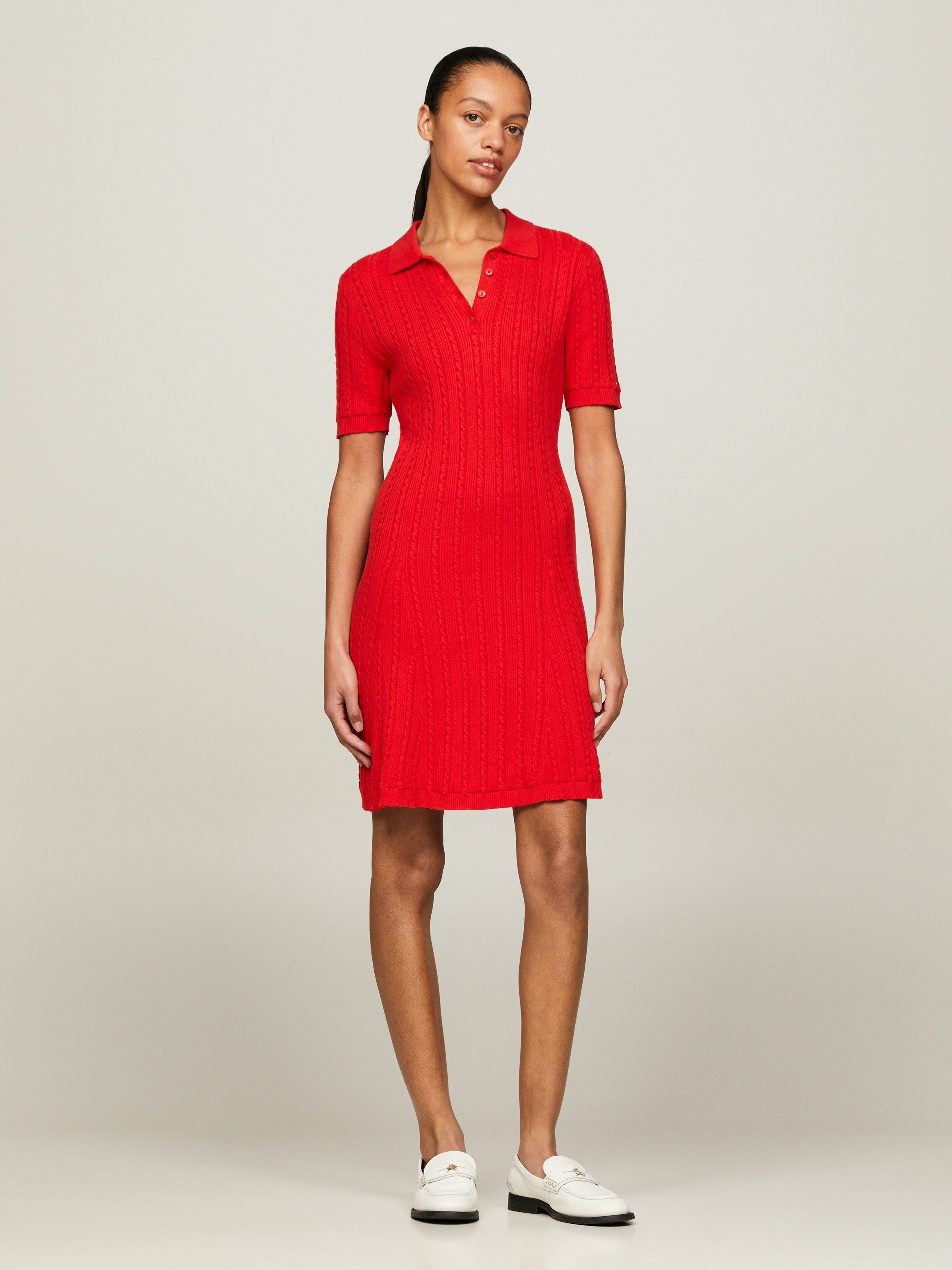Tommy hilfiger red polo dress discount