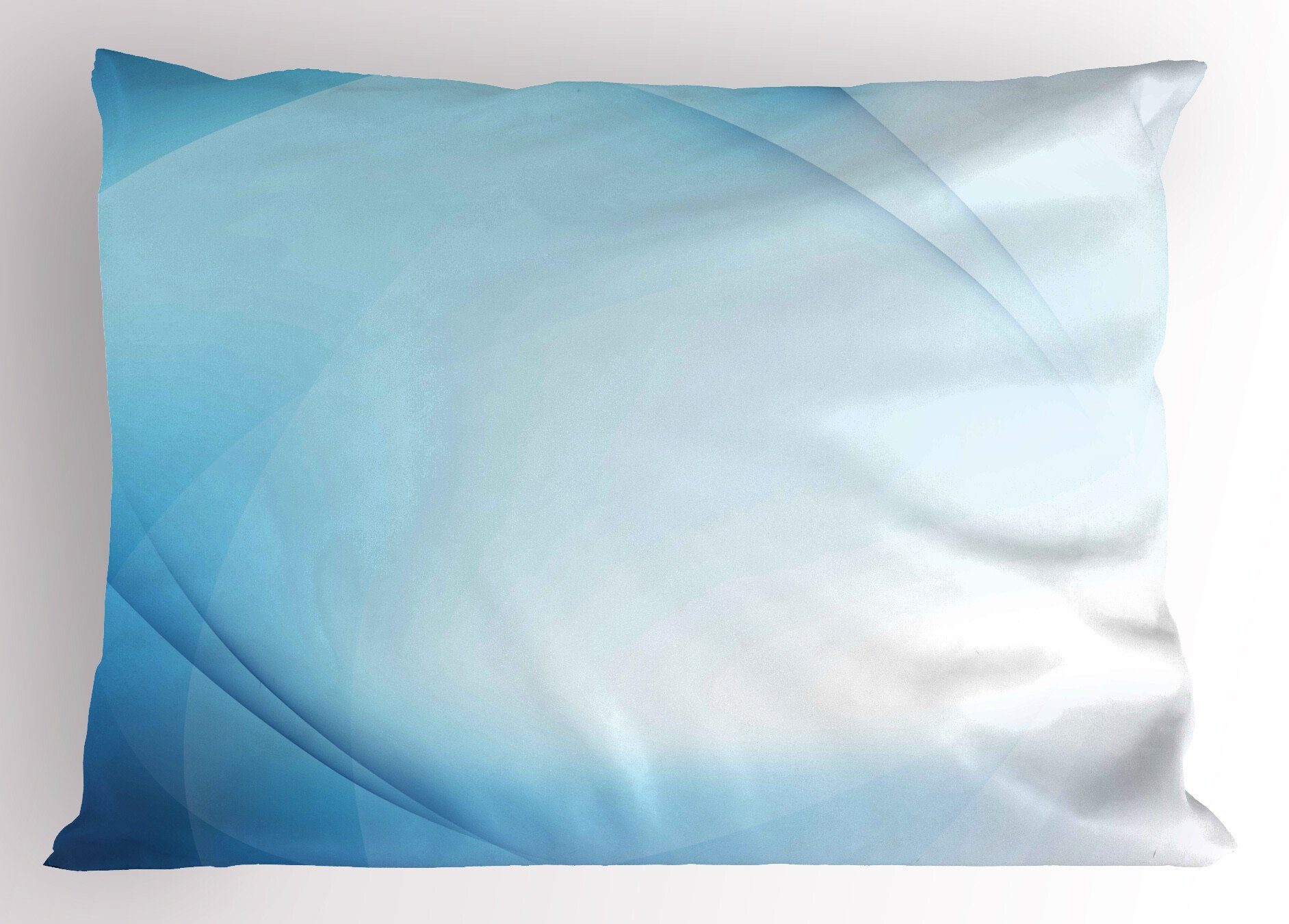 Abstrakt Kissenbezüge Standard Dekorativer Gedruckter Blau Kopfkissenbezug, Moderne Abakuhaus (1 Strahleneffekt Stück), Size