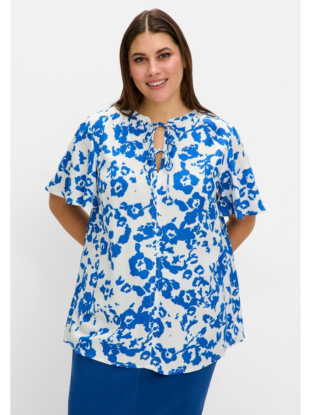 Sheego Tunika Große Größen mit Blütenprint günstig online kaufen