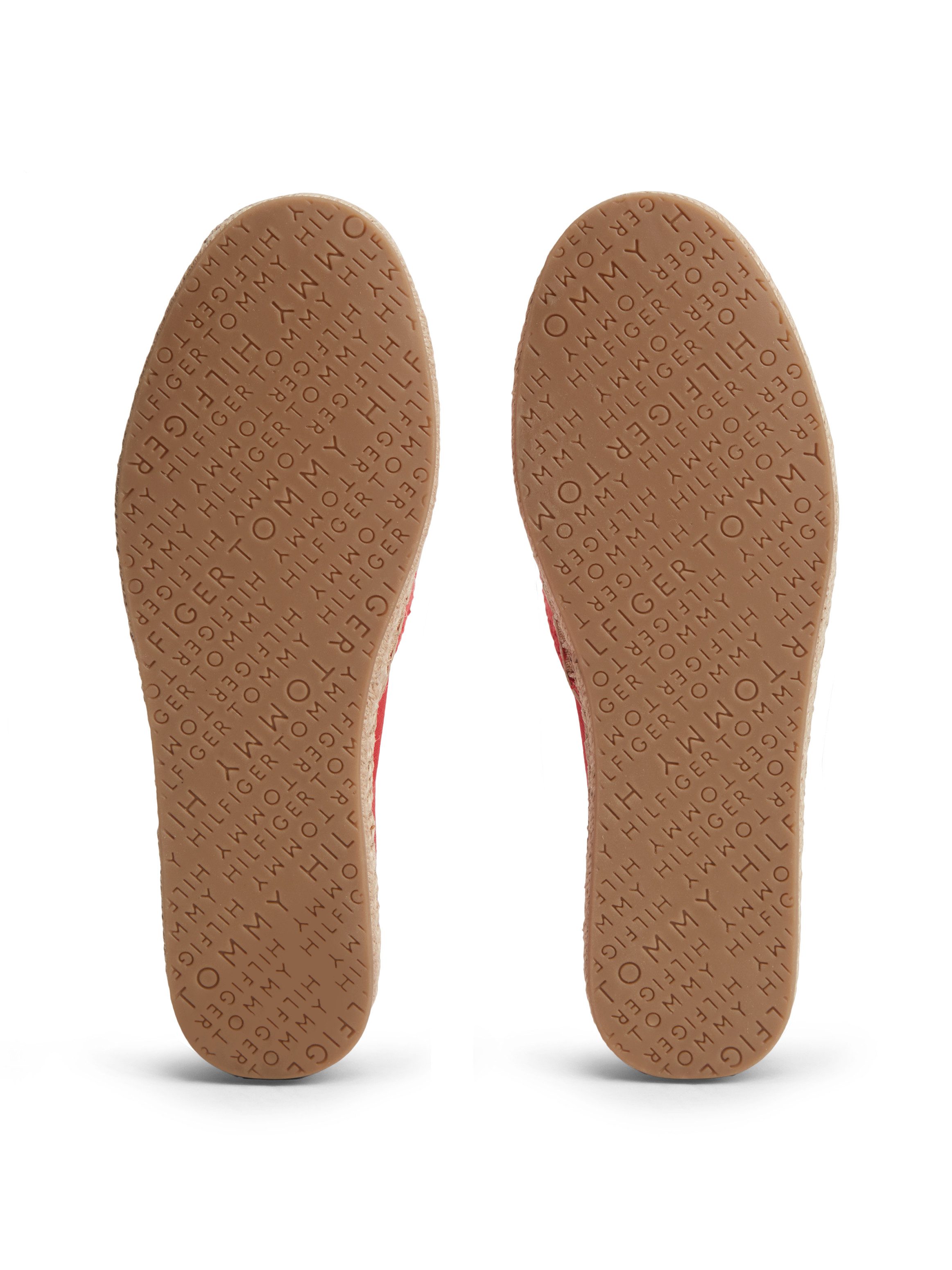 Tommy Hilfiger TH SCRIPT CROCHET ESPADRILLE Espadrille Schlupfschuh, Sommerschuh, mit TH-Schmuckelement, schmale Form