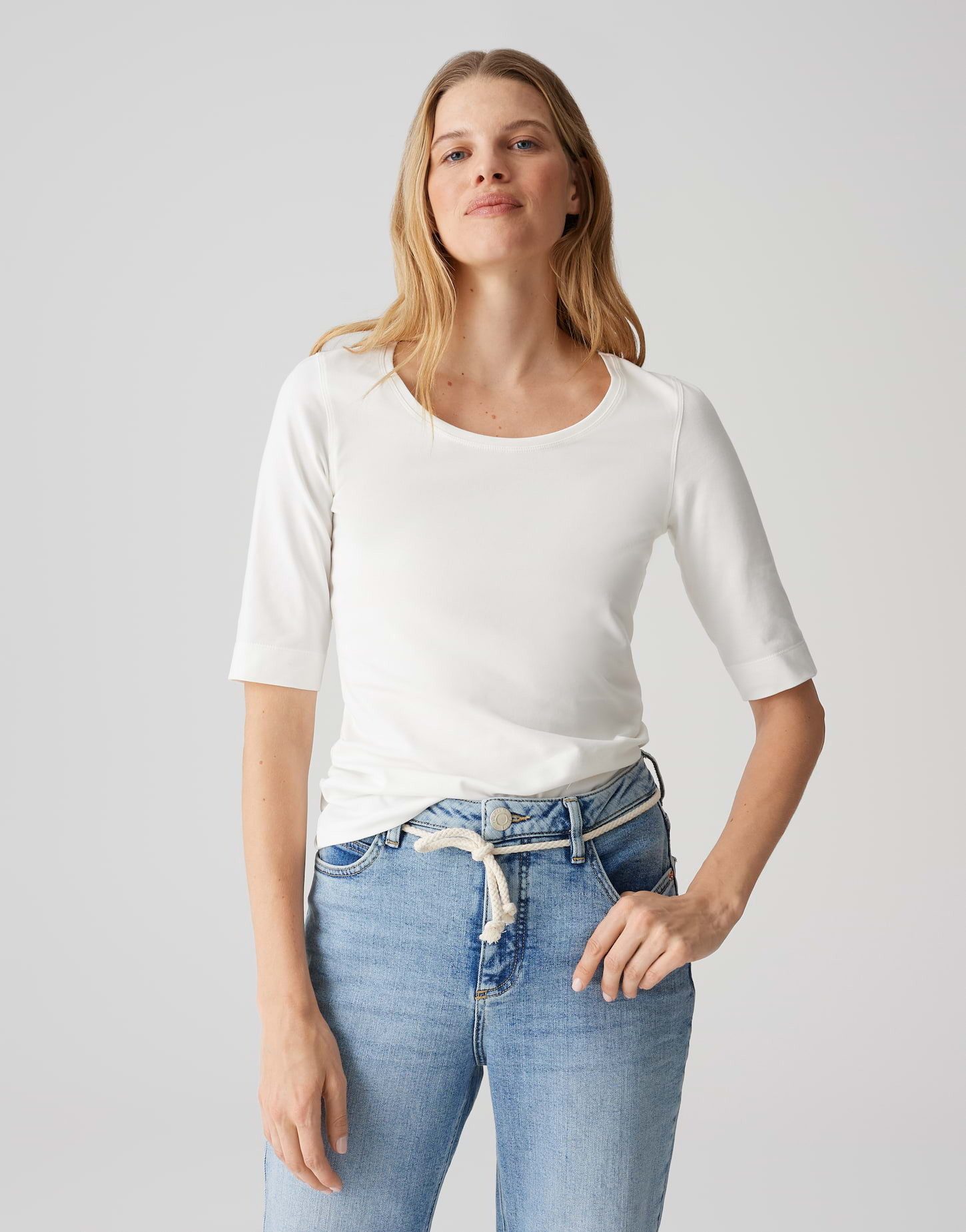 OPUS Kurzarmshirt Shirt SERTA Slim aus günstig online kaufen