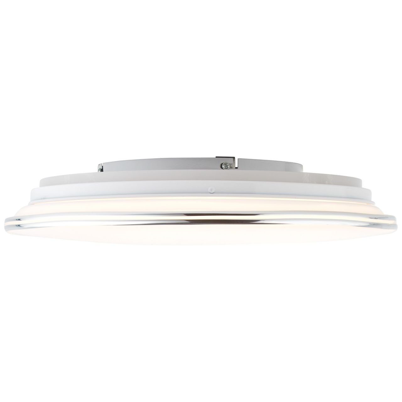 Brilliant Deckenleuchte Edna, LED 40cm Lampe weiß/chrom LED Deckenleuchte integriert 3000-6500K, 1x 24W Edna