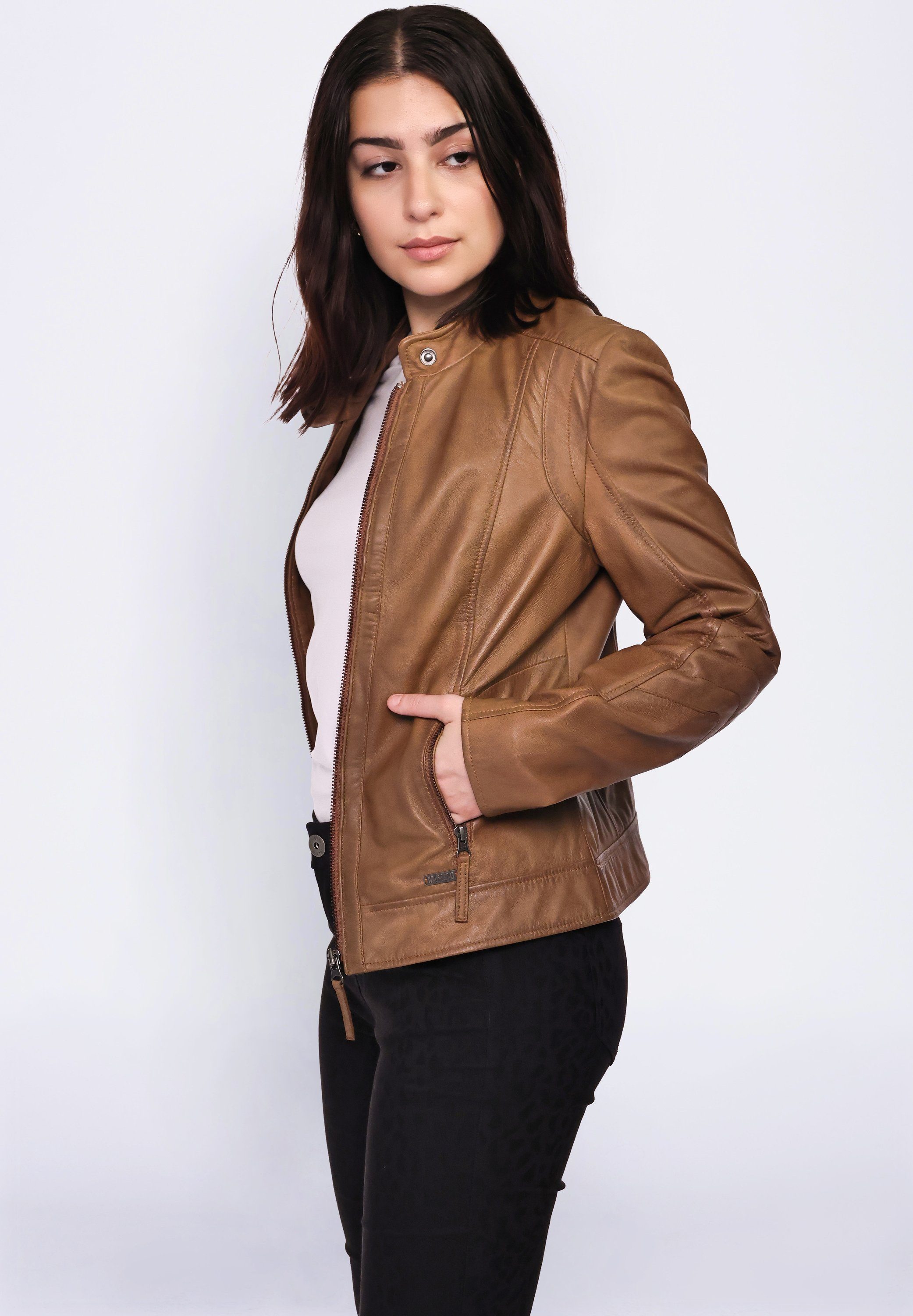 MUSTANG Lederjacke cognac 31019267