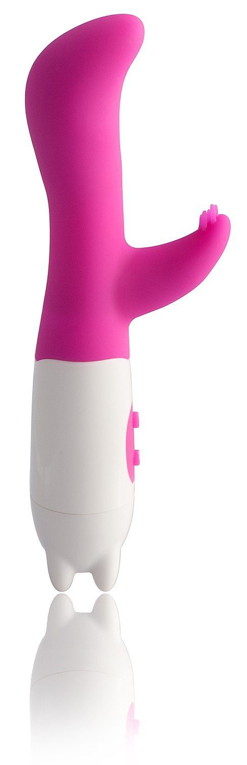 milami G-Punkt-Vibrator G-Spot Sextoy Vibrator mit extra Klitorisstimulation, mit extra Klitorisstimulation pink