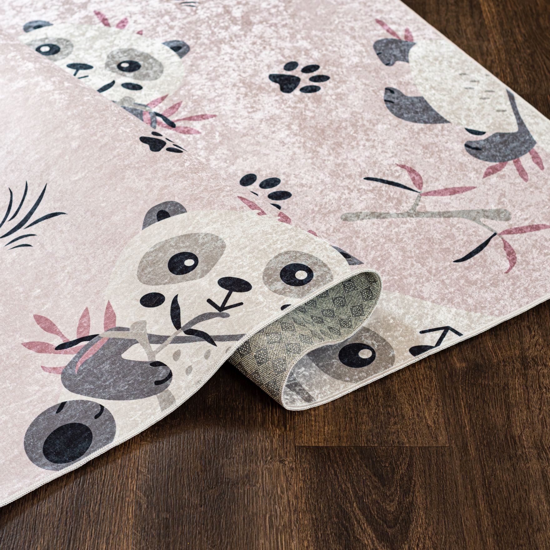 Mazovia Kinderteppich Kinderteppich Bär Kinderzimmer, 80 x 150 cm, Waschbar