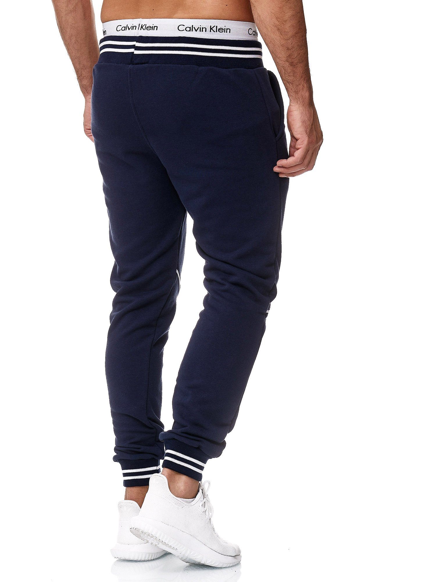 OneRedox Fitness 1316C Freizeit Sweatpants, Navy Casual 1-tlg) (Sporthose Jogginghose Trainingshose