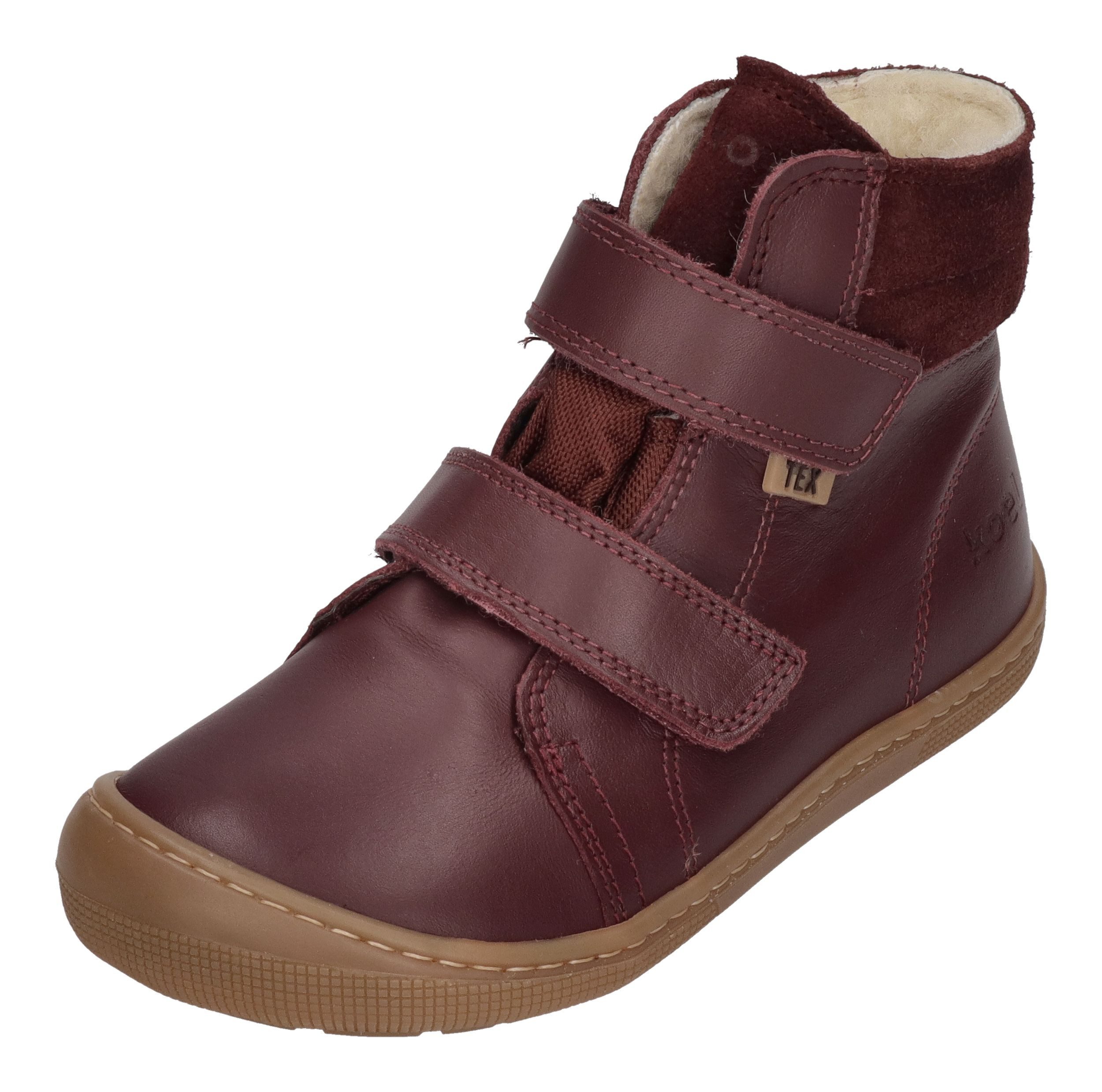 KOEL DEMIL NAPA WP WOOL Barfußschuh Bordo