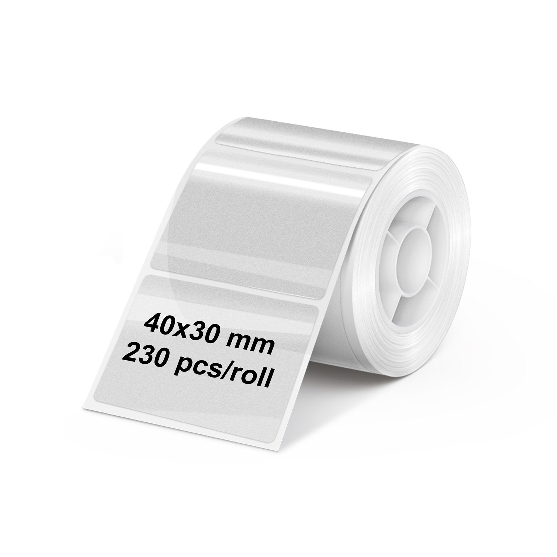 Olympia Etikettenrolle PM220, 40 × 30 mm, Wasserfest, ölfest, abriebfest, 230 Etiketten je Rolle