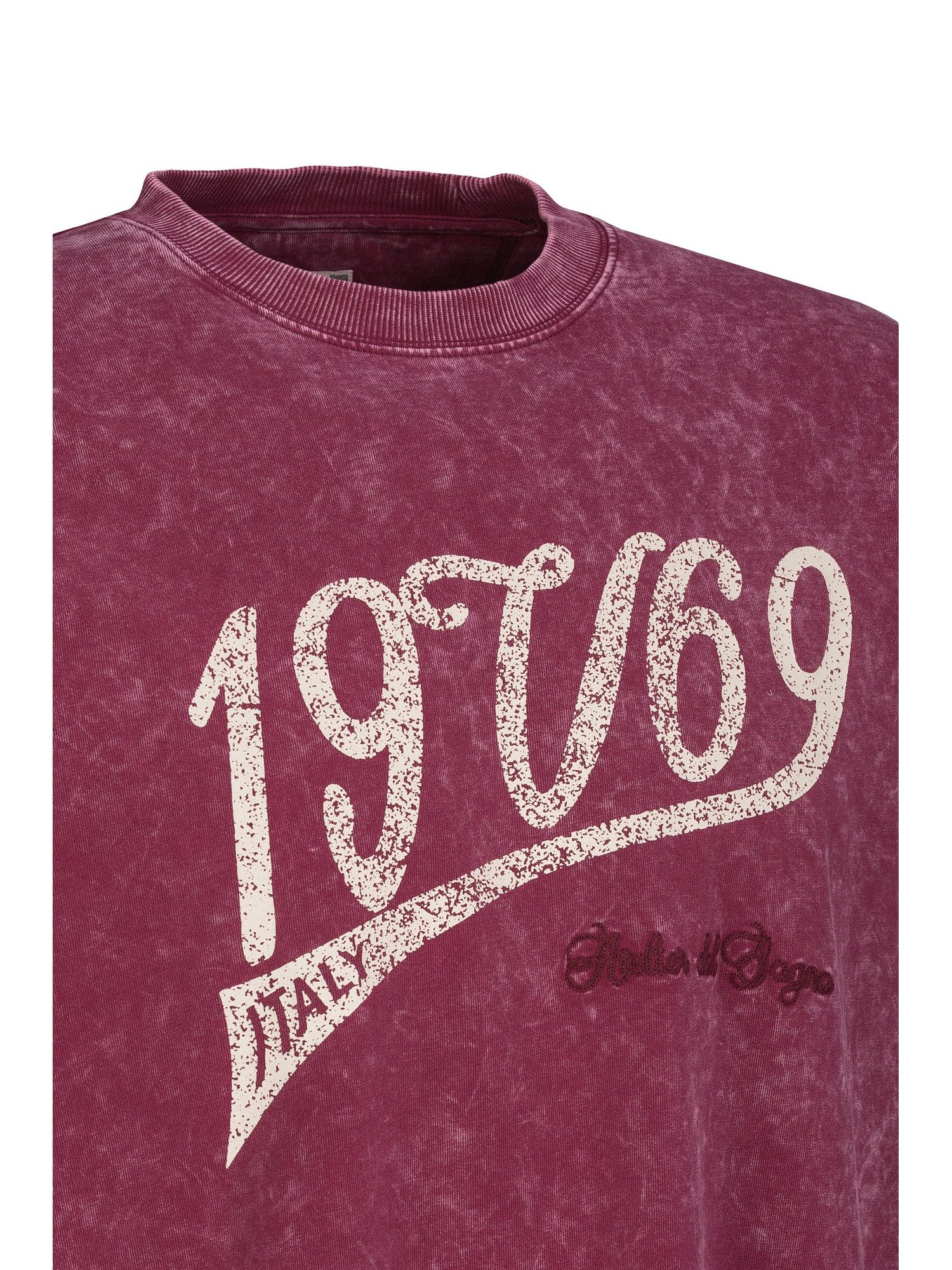 19V69 ITALIA T-Shirt Tamaro Vintage Herren Baumwoll T-Shirt Oversize Rundhals Vintage