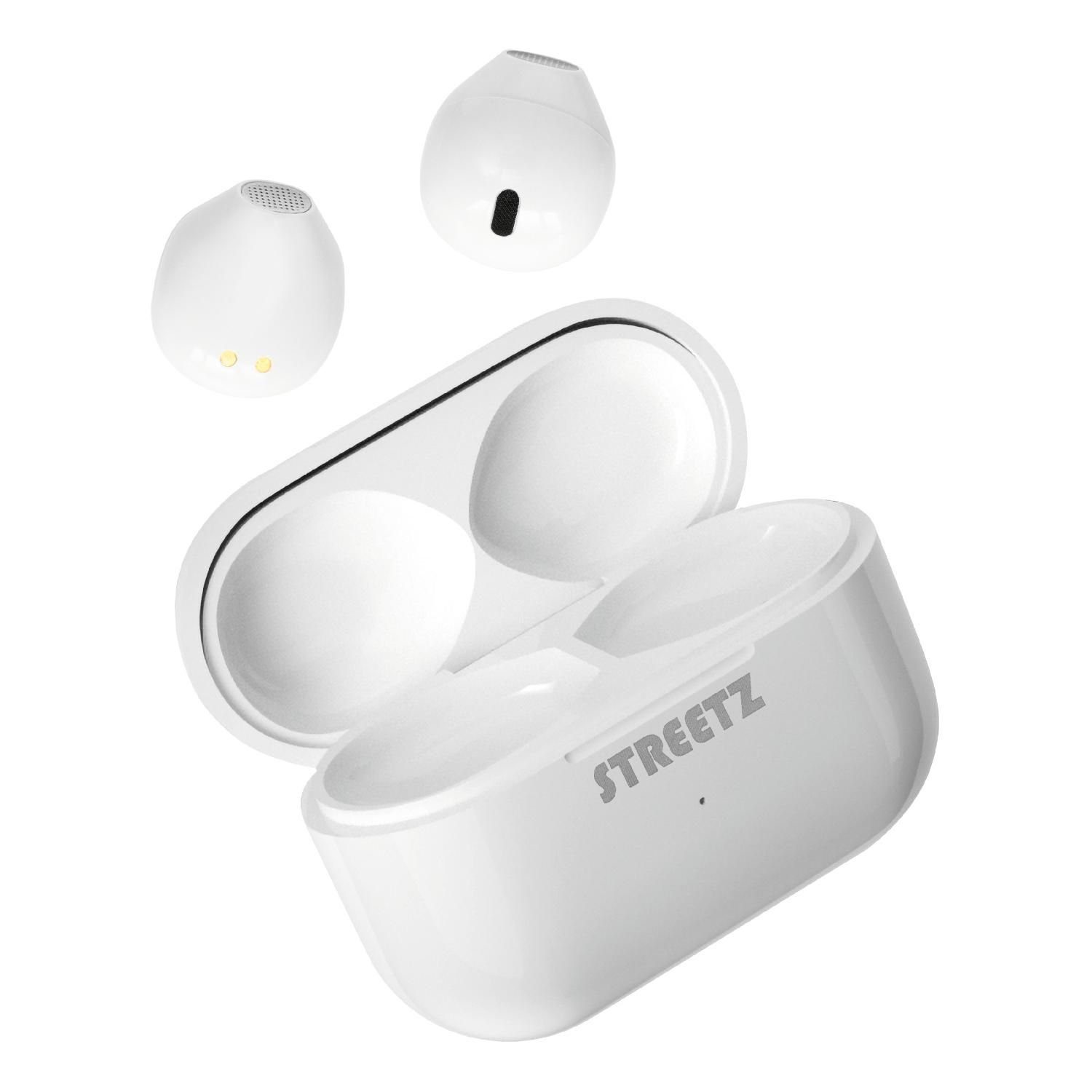 Jahre Kopfhörer Kopfhörer In-Ear keine, STREETZ Mini Bluetooth (integriertes Bluetooth, Li-Ion-Akku inkl. TWS Mikrofon, Herstellergarantie) 5