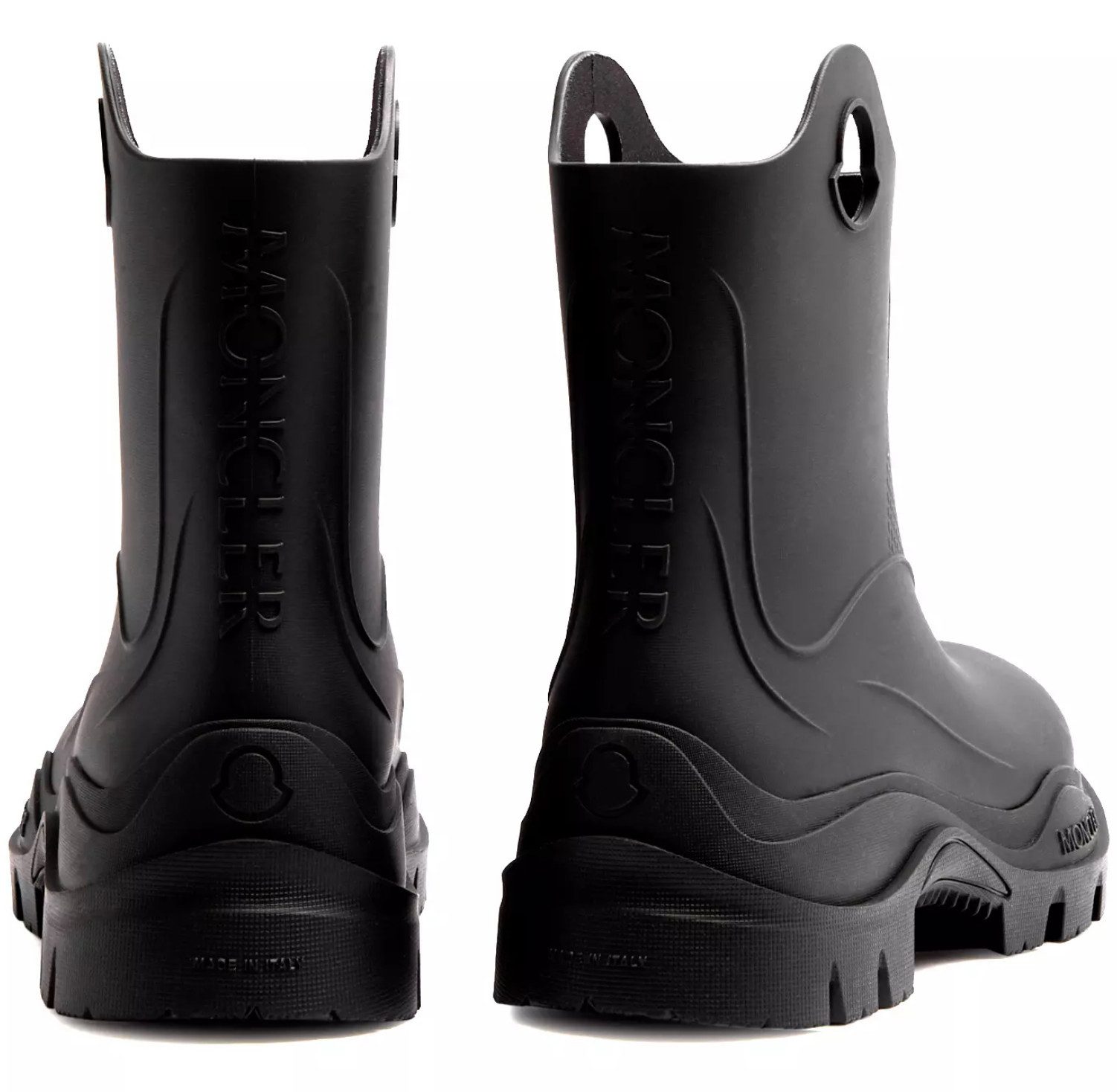 MONCLER Misty Rain Boots Stiefeletten Gummistiefel Robuste EVA-Profilsohle, optimalen Halt auf rutschigen Oberflächen – Bild 2 von 5
