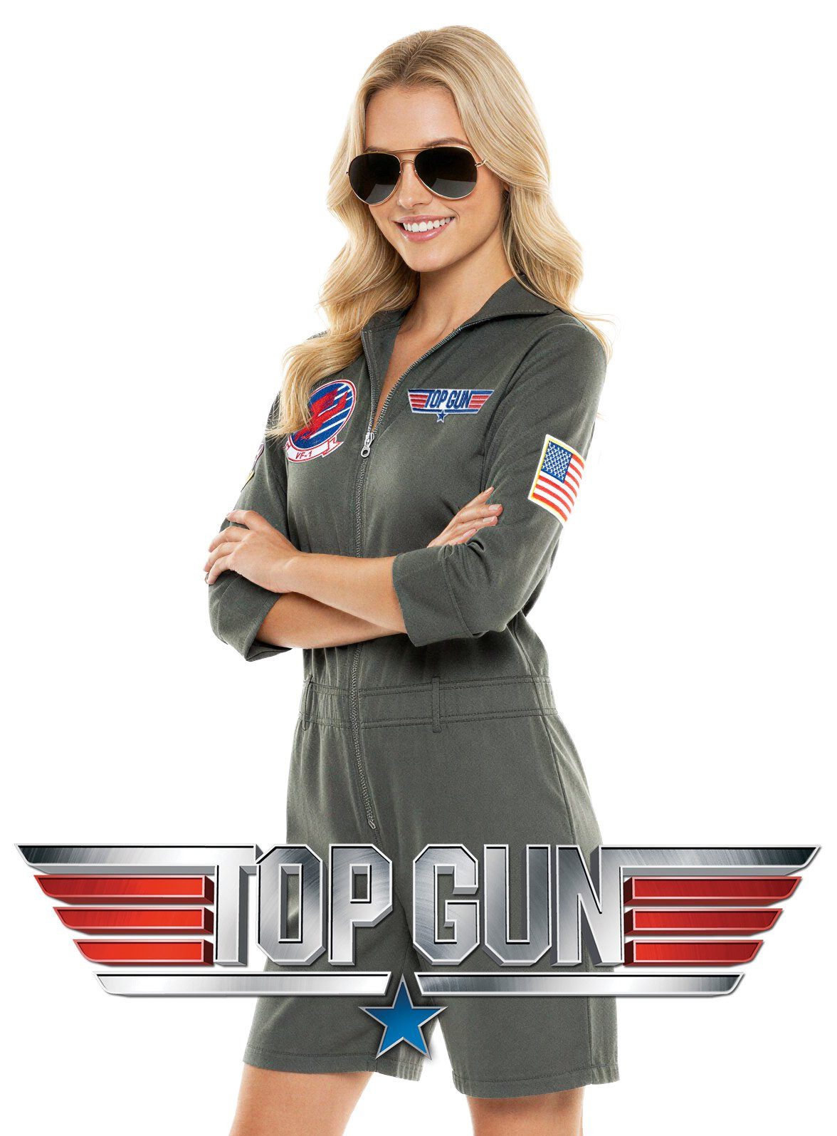 Kostüm Top Gun Playsuit