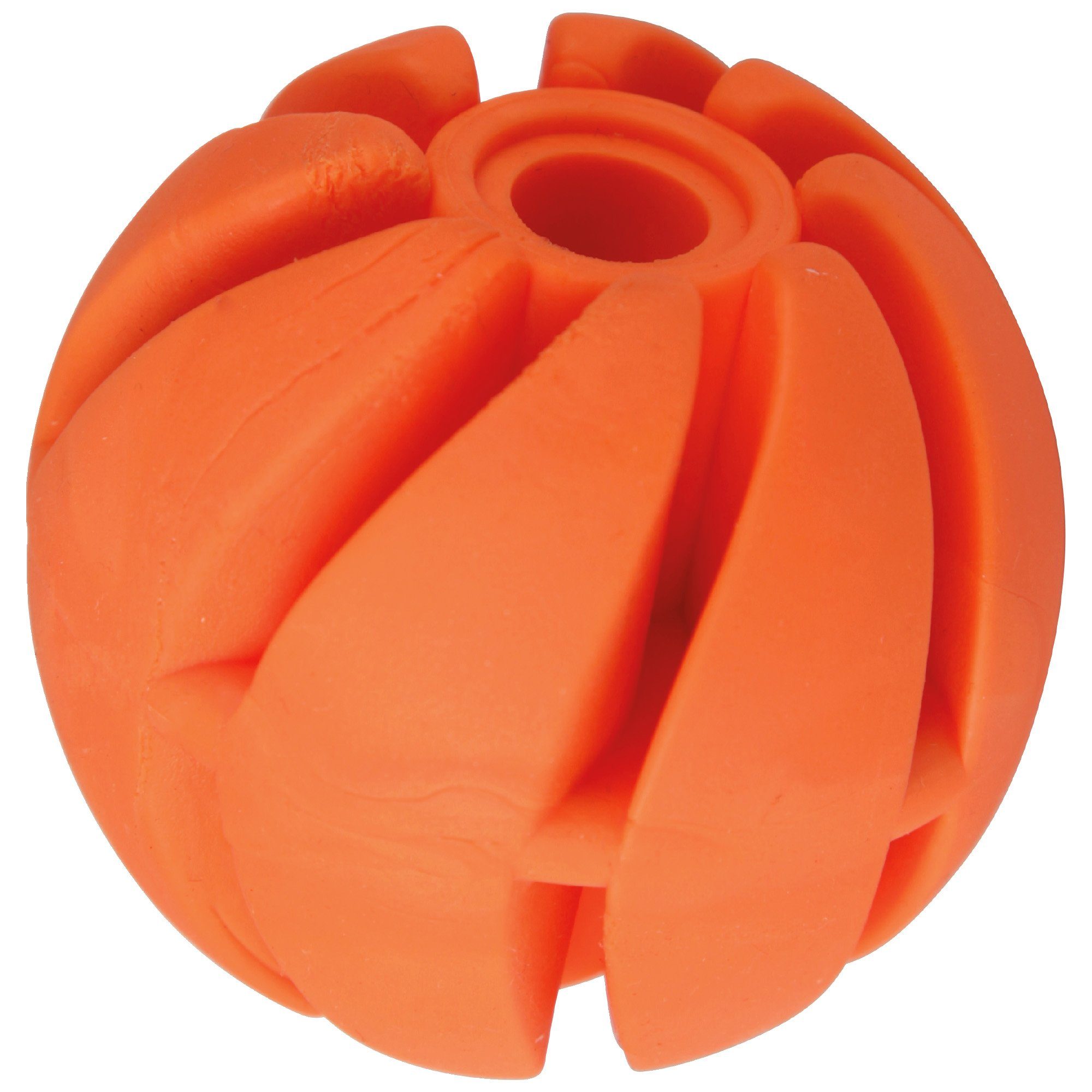 Wurfspielzeug Spielball Ø7cm TPR, Tierball Hunde Hundespielzeug Orange Bestlivings Spiralball, - 100% (1-tlg)