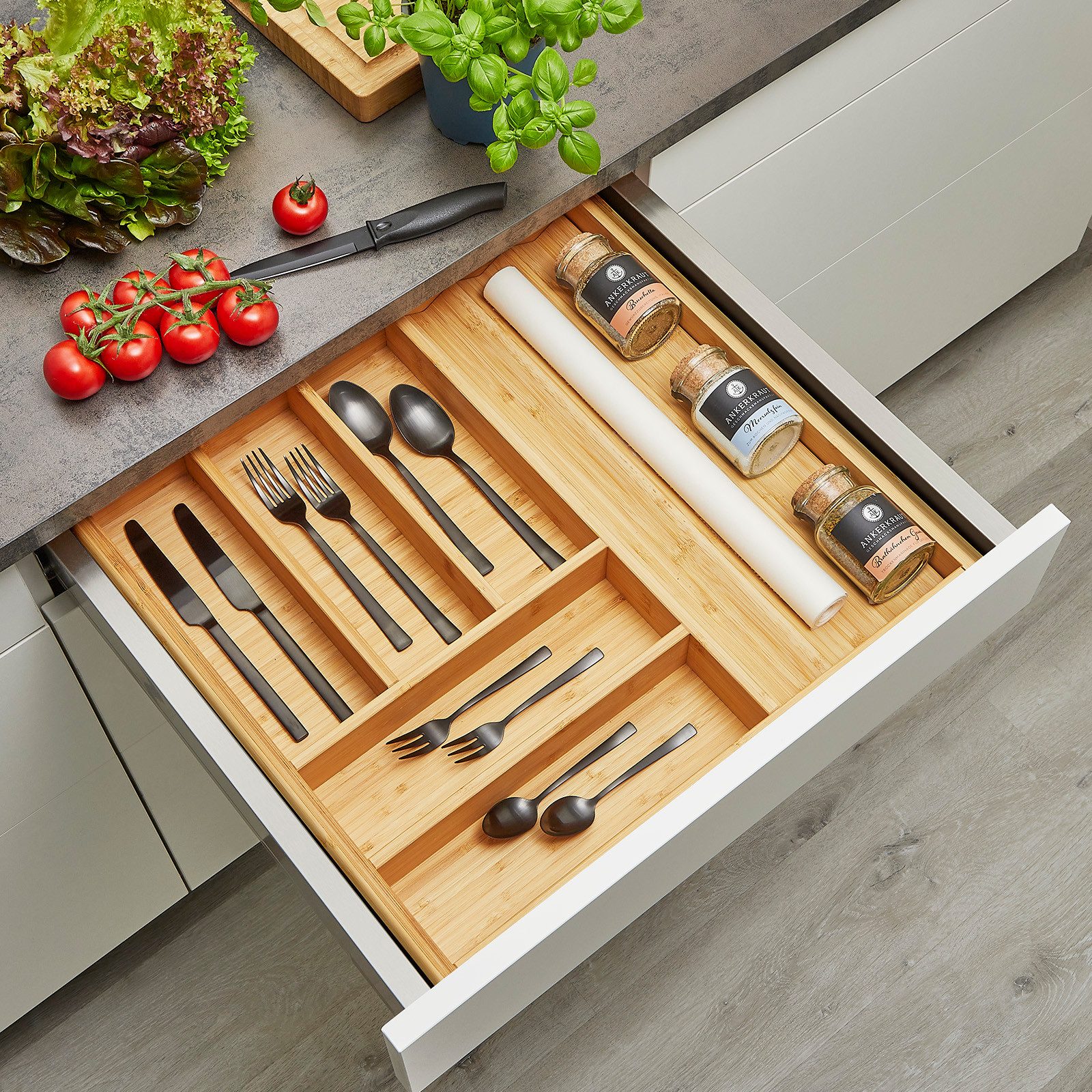 SO-TECH® Besteckeinsatz Orga-Box-1 BAMBUS Besteckeinsatz für günstig online kaufen