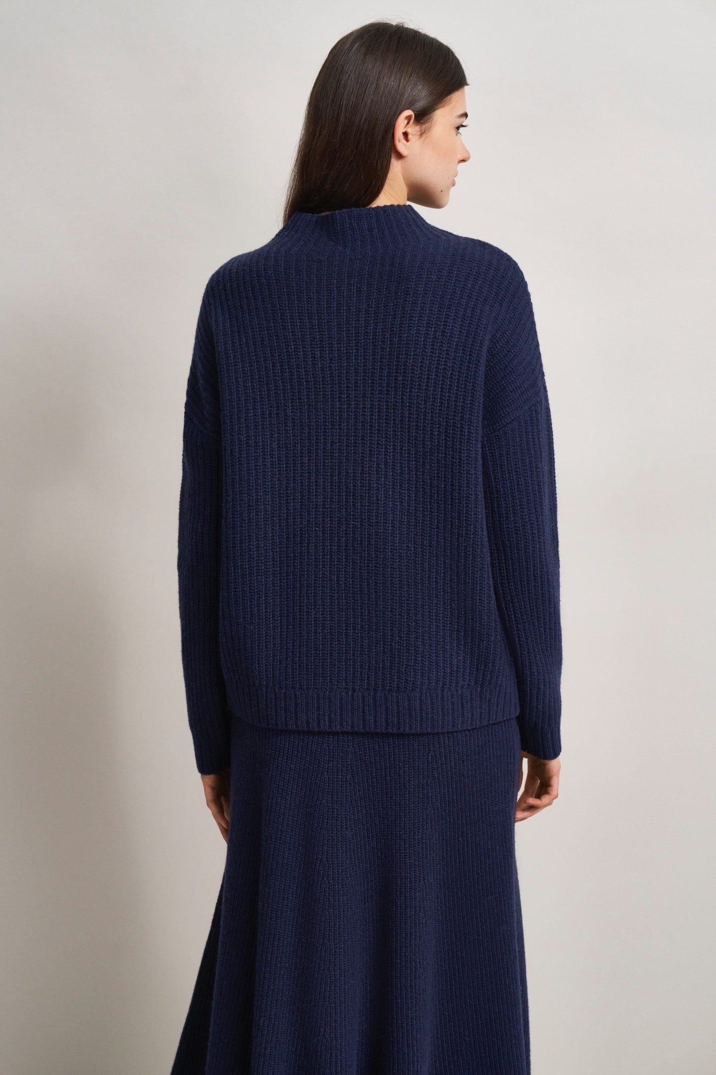 bugatti Rundhalspullover mit leichtem Turtleneck