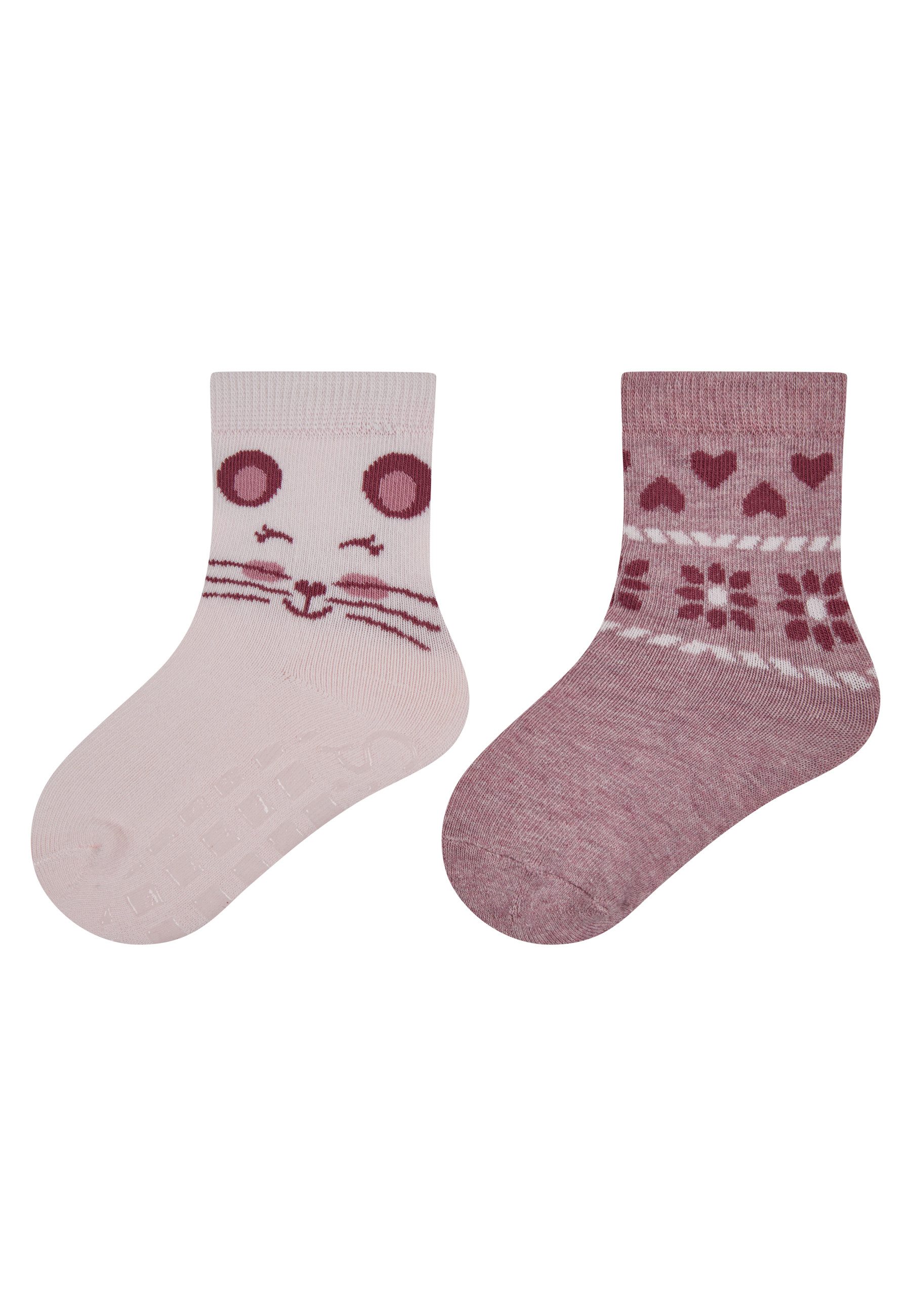Sterntaler® ABS-Socken ABS Socken 2er-Pack Maus (2-Paar, 2er-Pack)