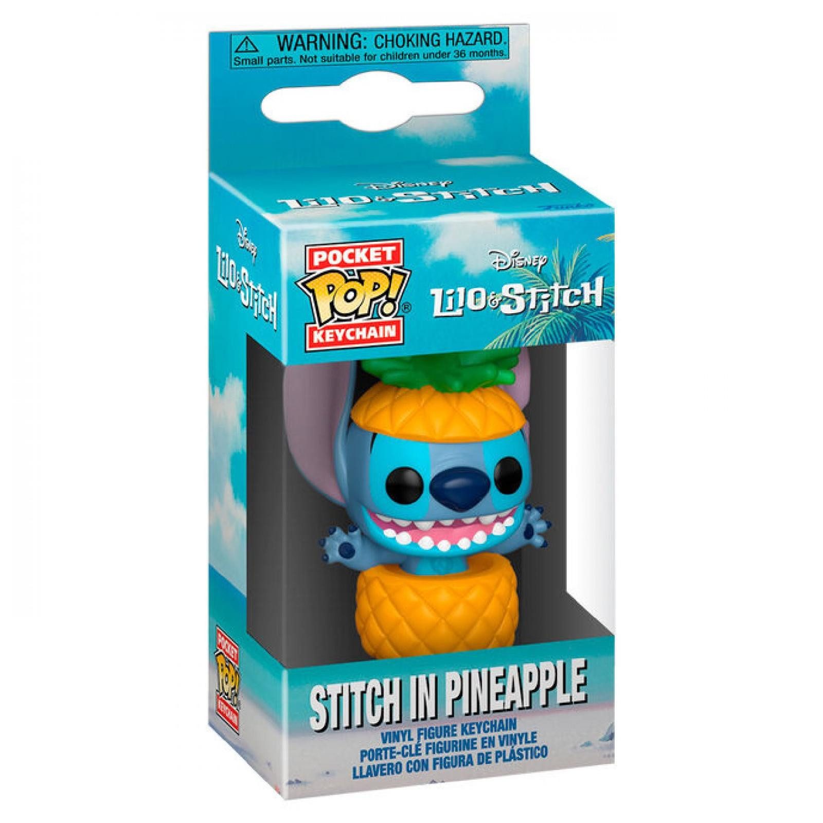 Funko Sammelfigur Pocket POP Keychain Disney Lilo & Stitch - Stitch in Pineapple